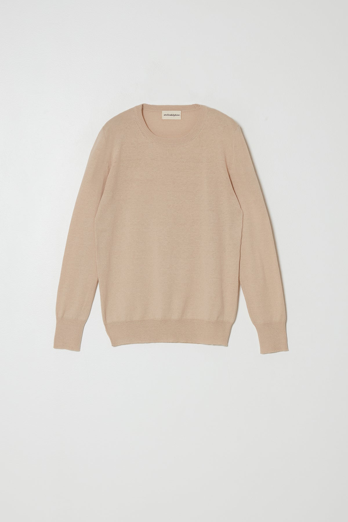 Crewneck Top in High Gauge Tanguis Cotton