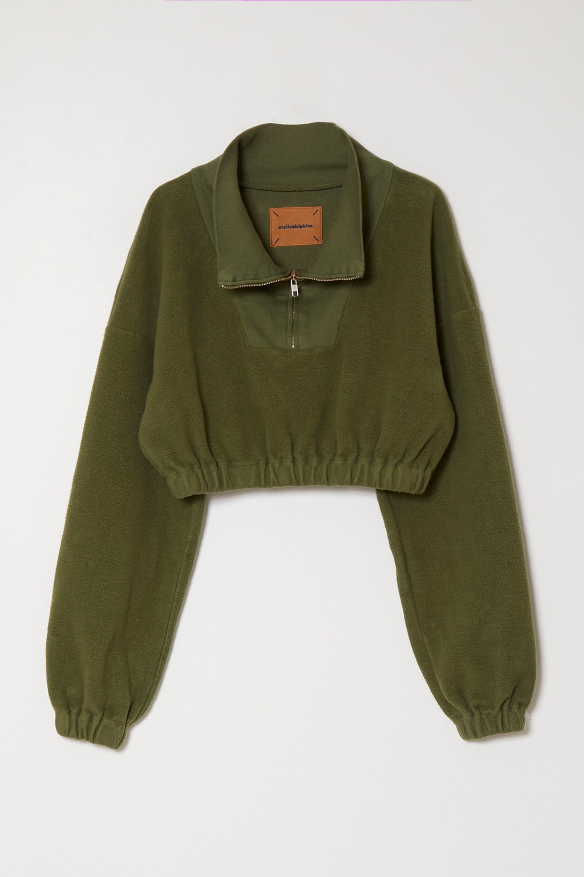 Heavy Fleece Cropped Top