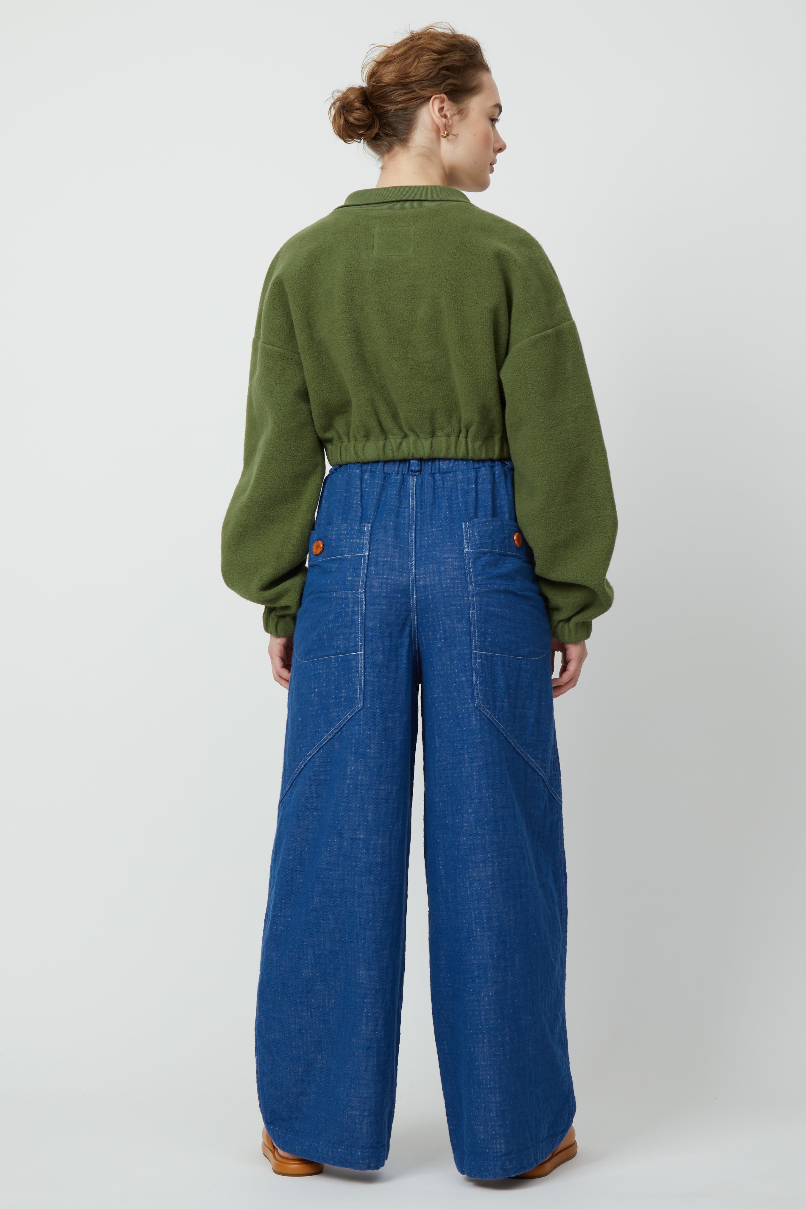 アーカイブセール クロップドトップ、ヘビーフリース