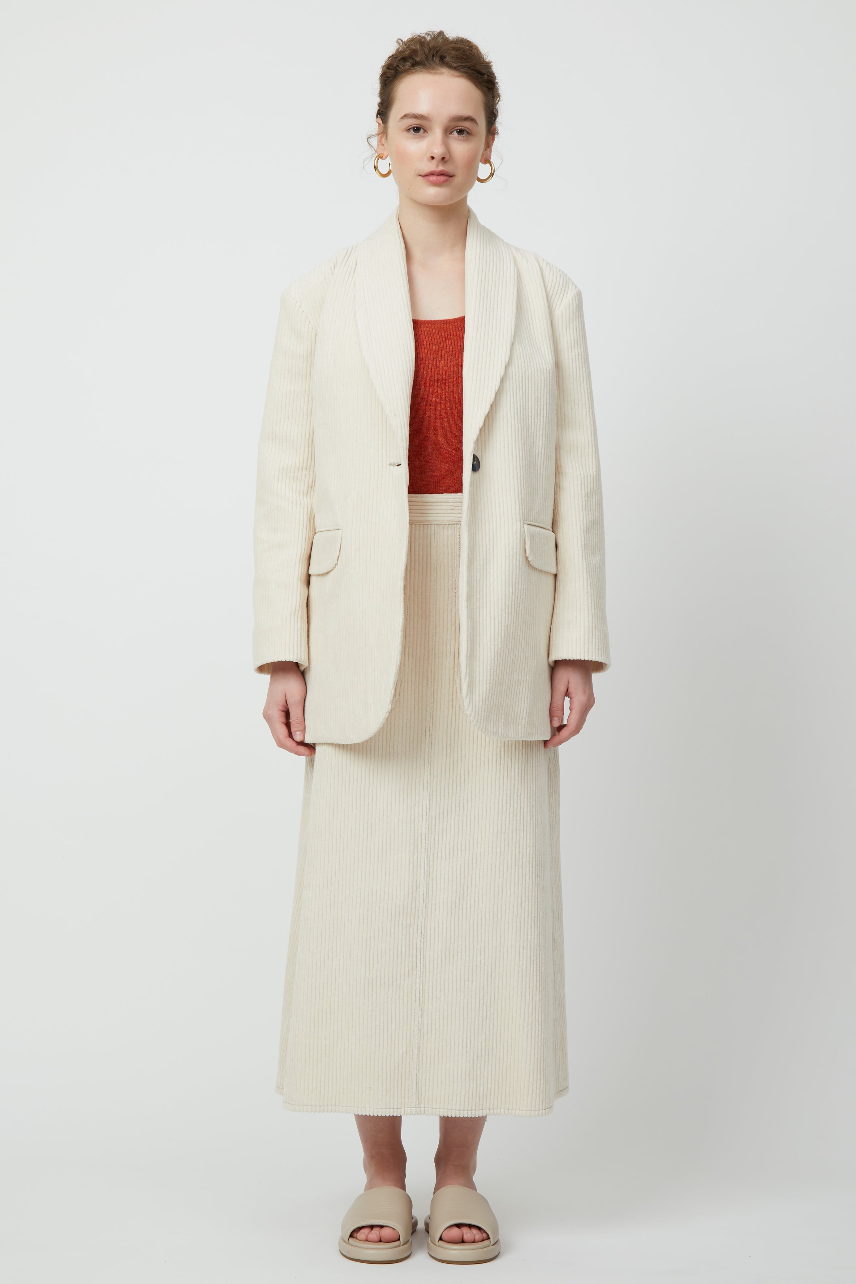 Erin Corduroy Western Skirt