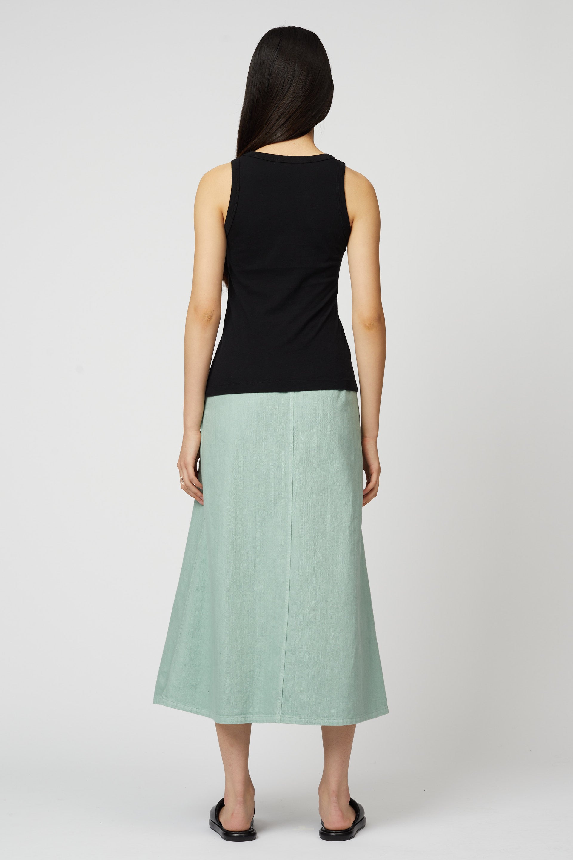 Erin Mint Twill Skirt