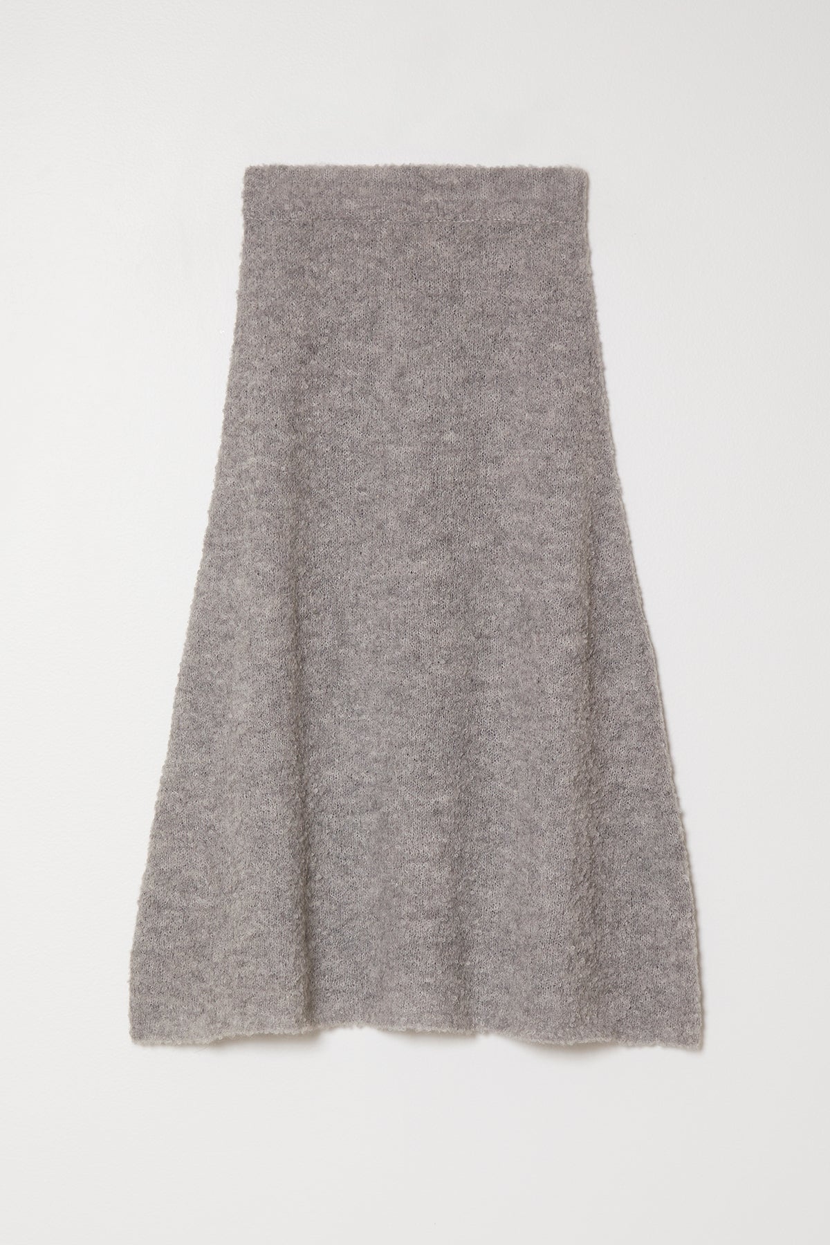 Flare Boucle Alpaca Skirt