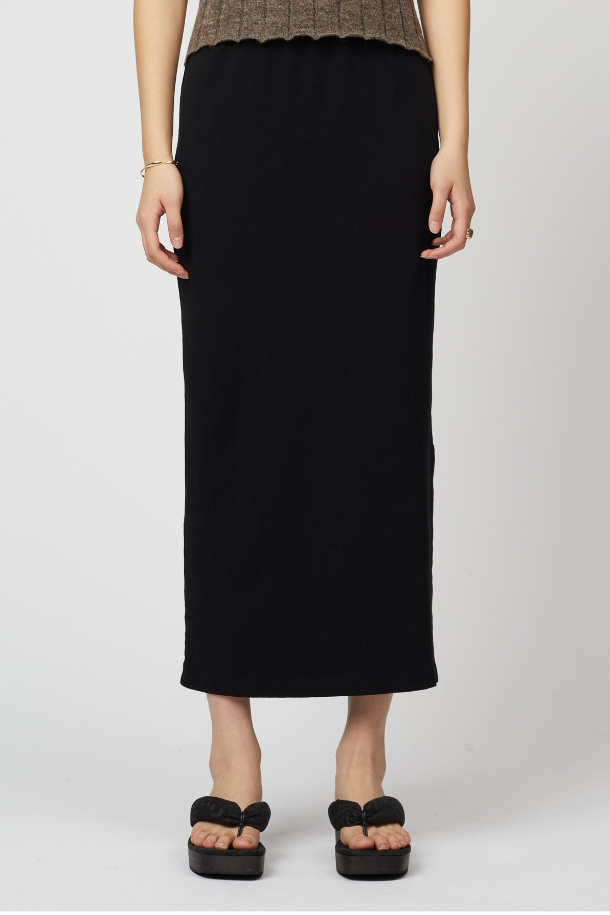 JERSEY MAXI SKIRT