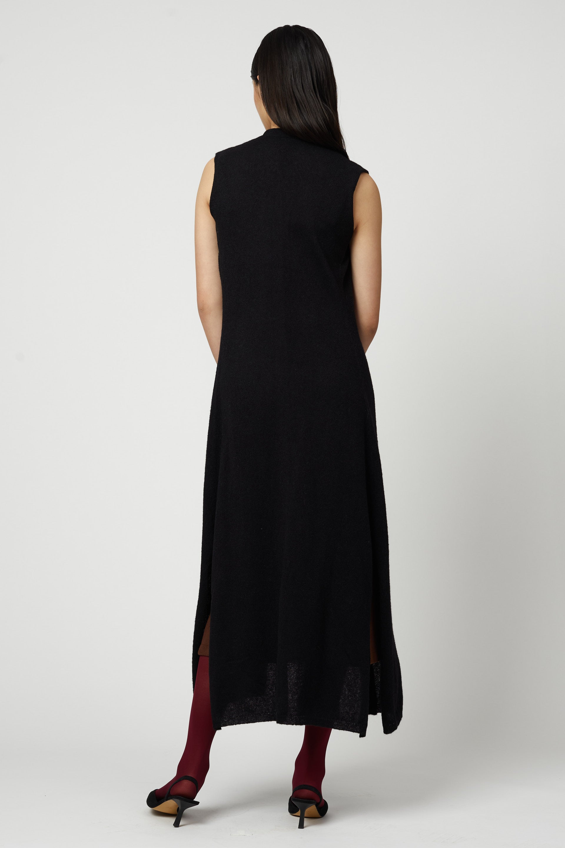 レイヤリングロングベスト