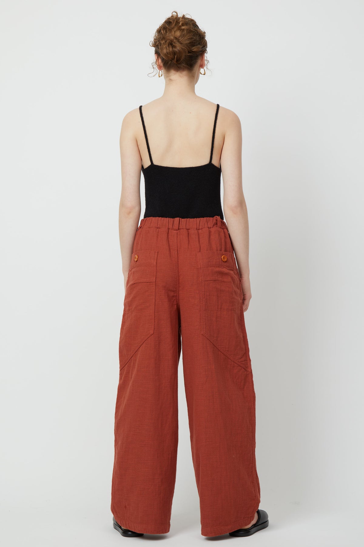 Mikia Pants in Double Layer Gauze