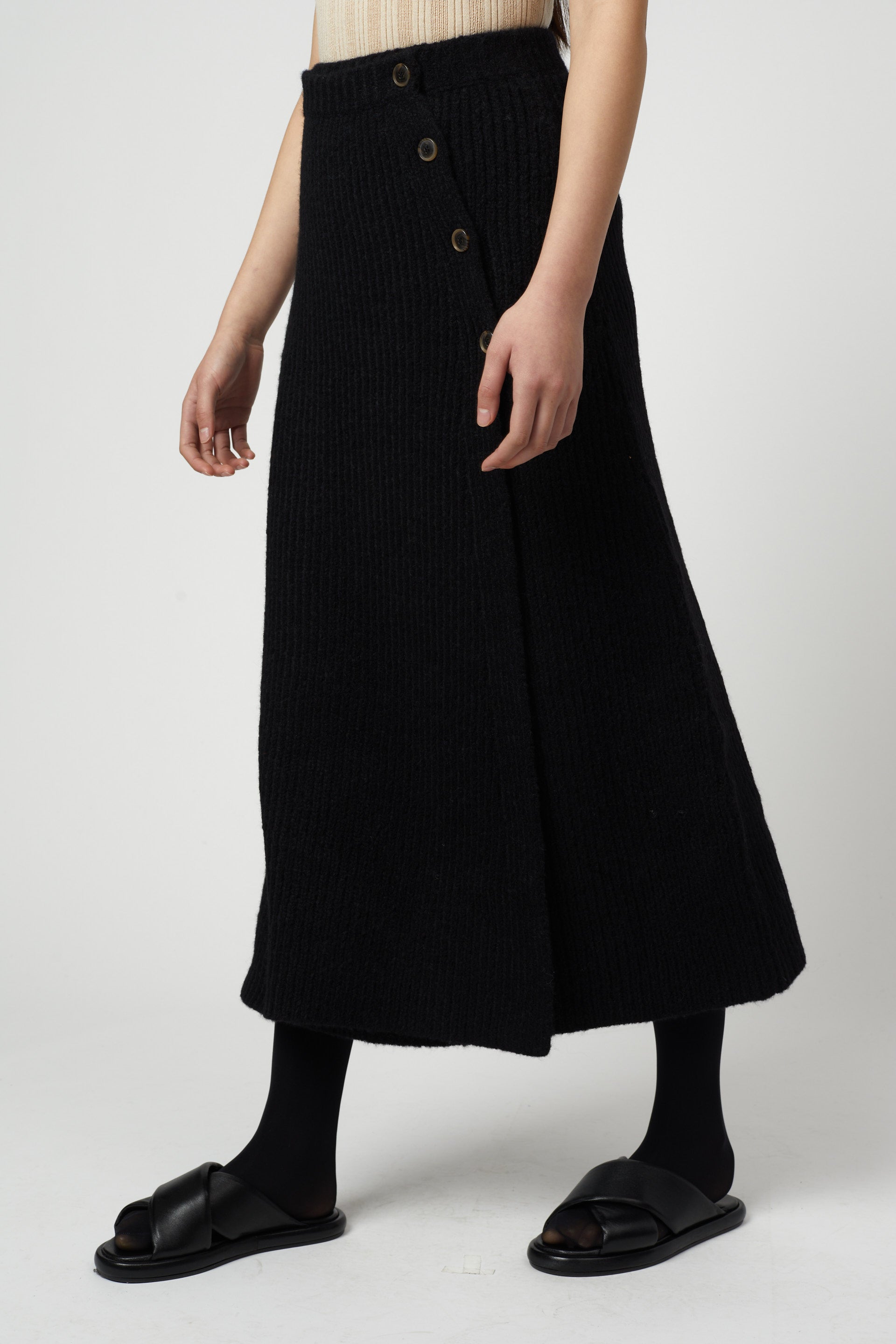 Noella Alpaca Long Skirt