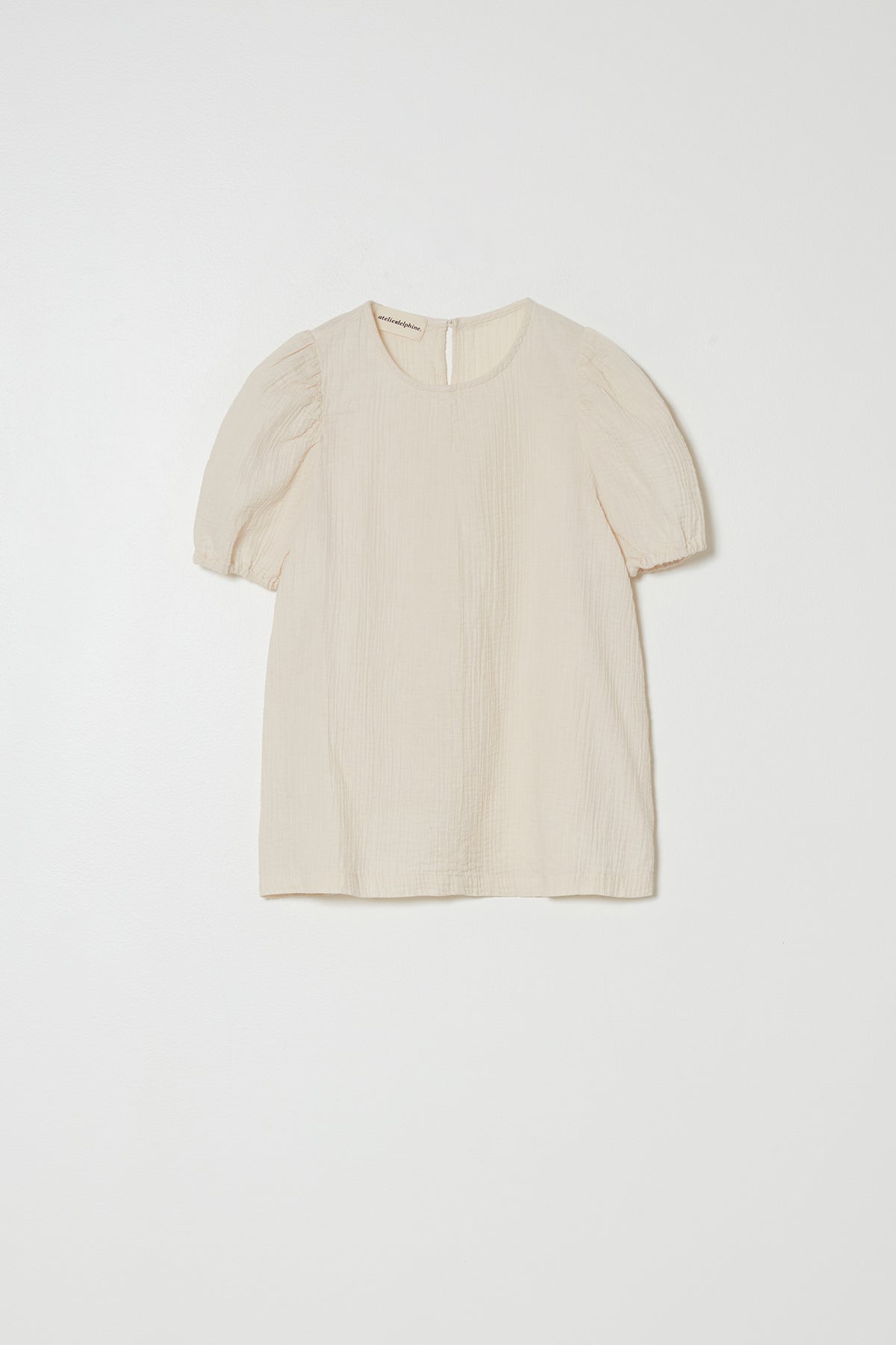 Penelope Top in Organic Crinkled Cotton