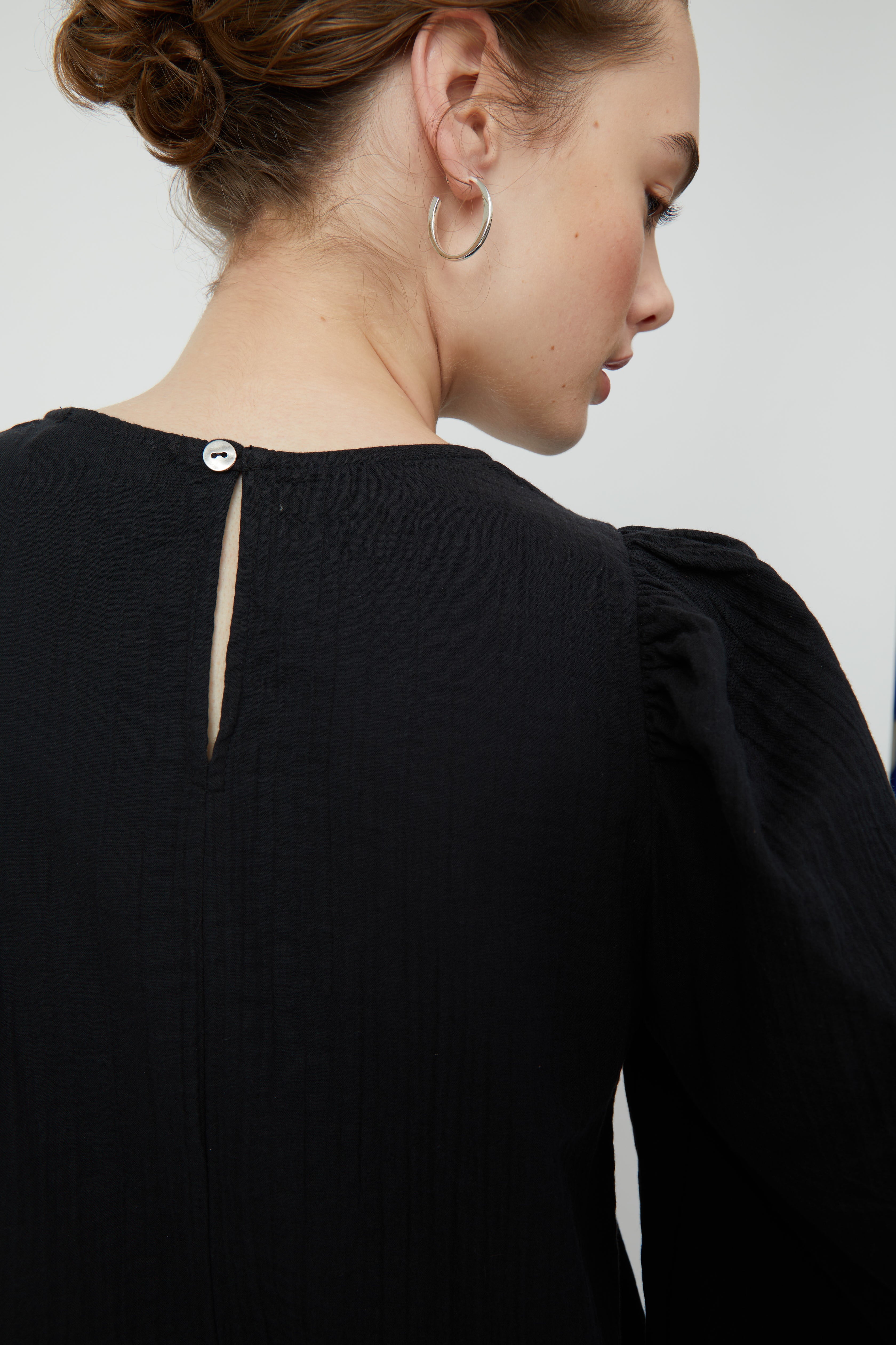 Petria Top in Organic Crinkled Cotton