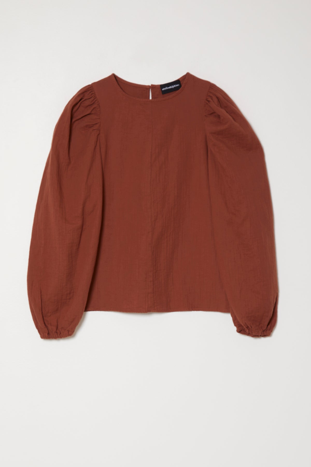 Petria Top in Organic Crinkled Cotton