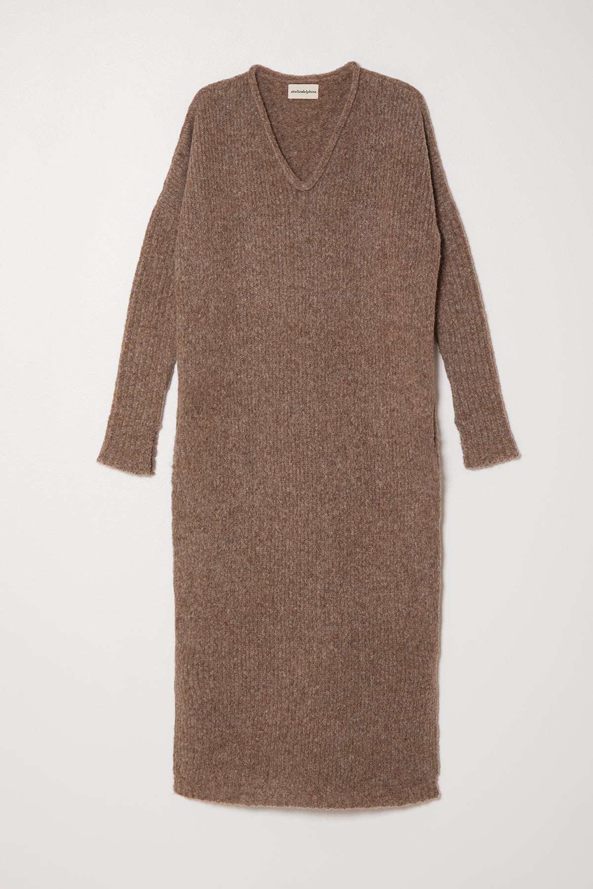 リラックスVネックドレス