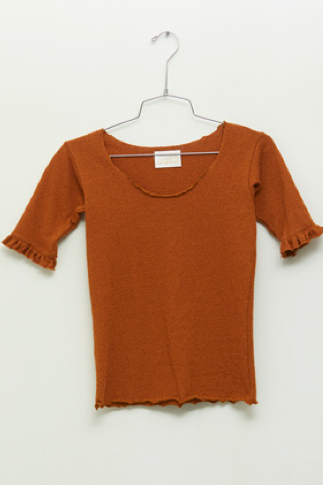 Frilled Sleeve Tee