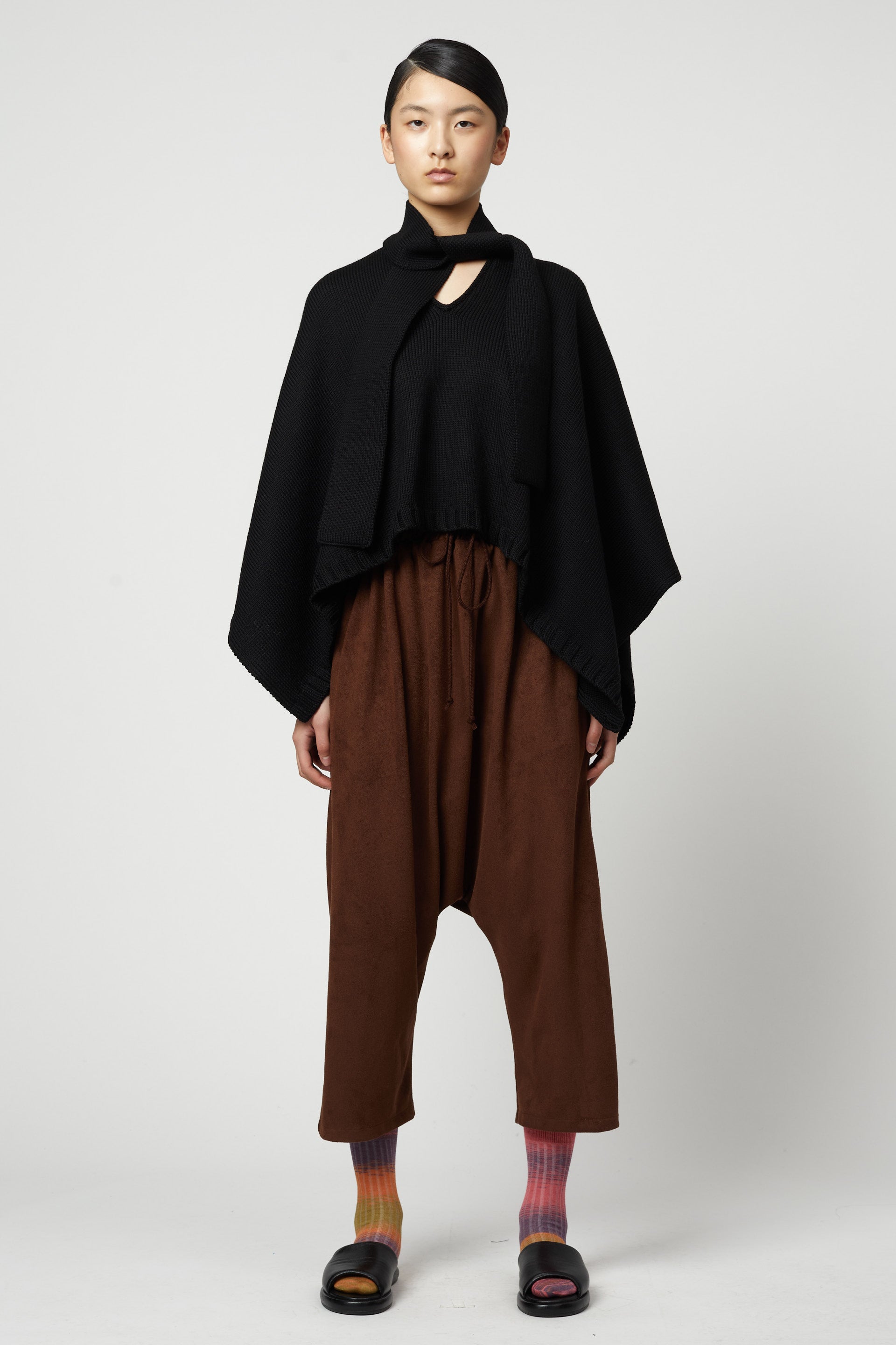 スクエアポンチョ