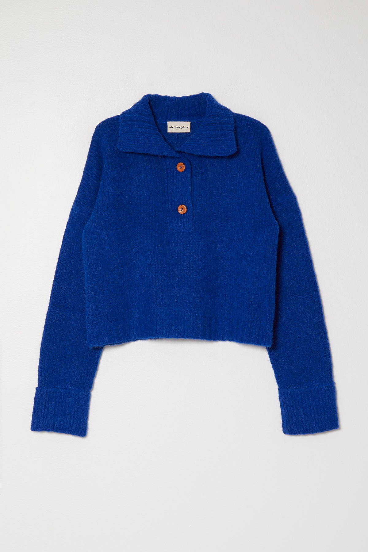 スタンドカラージャンパー、ベビーアルパカ