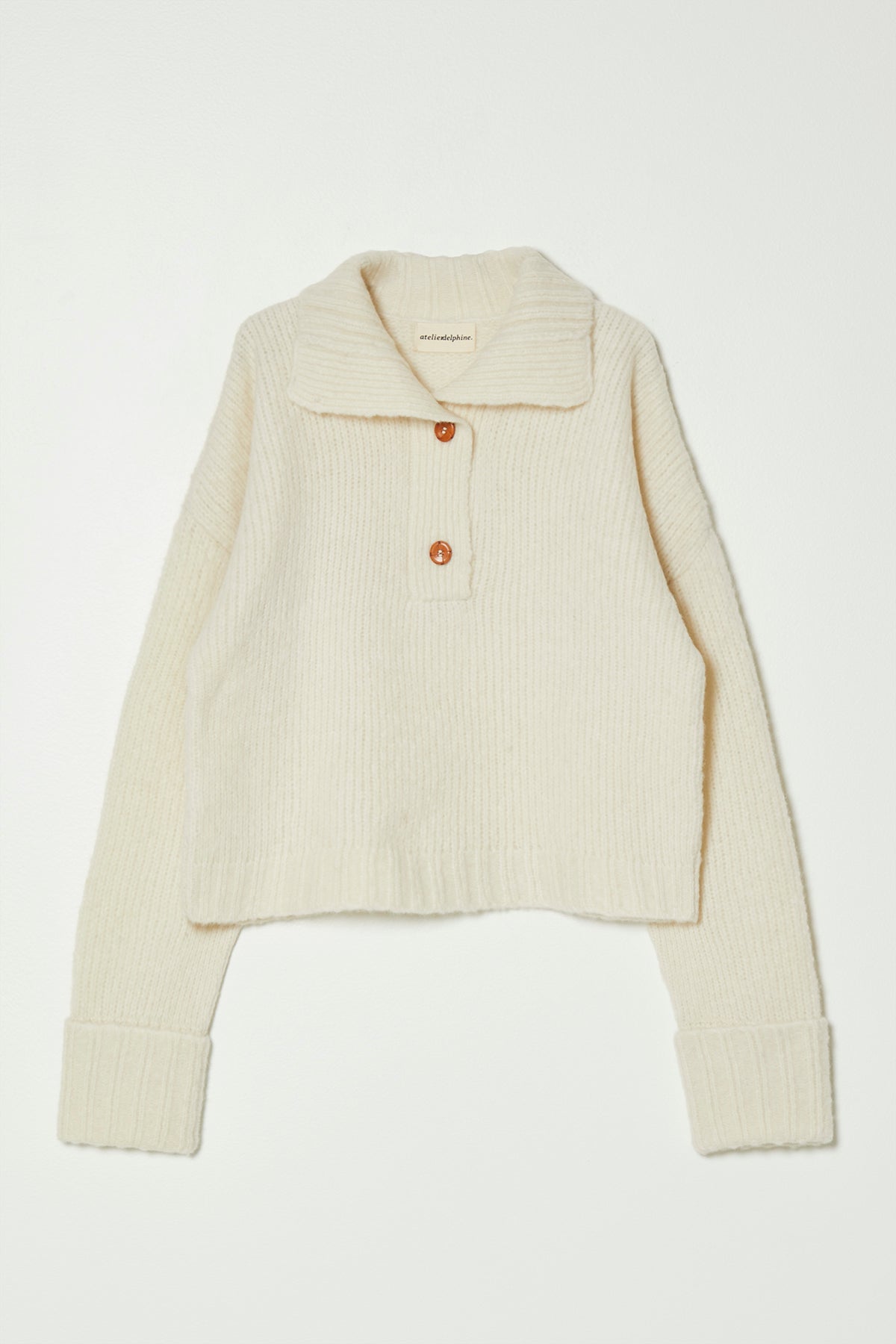 スタンドカラージャンパー、ベビーアルパカ