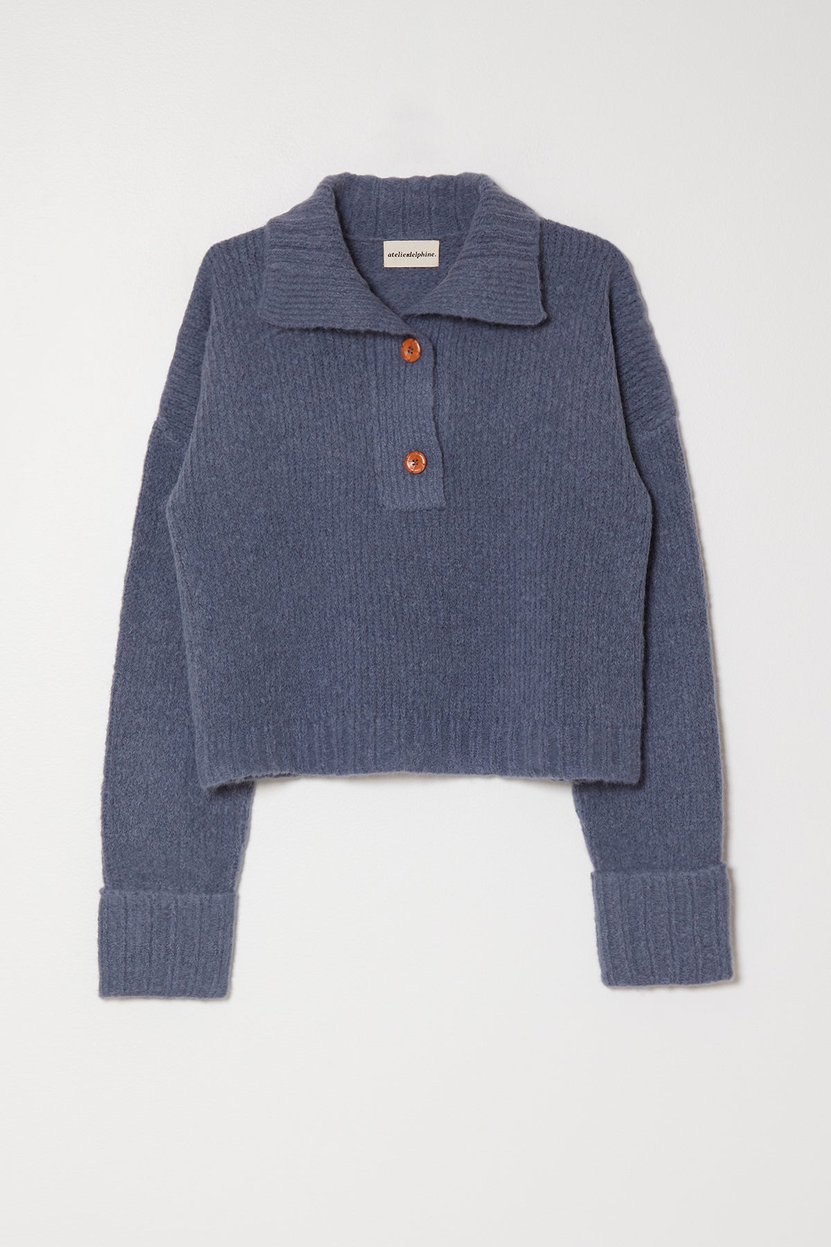 スタンドカラージャンパー、ベビーアルパカ