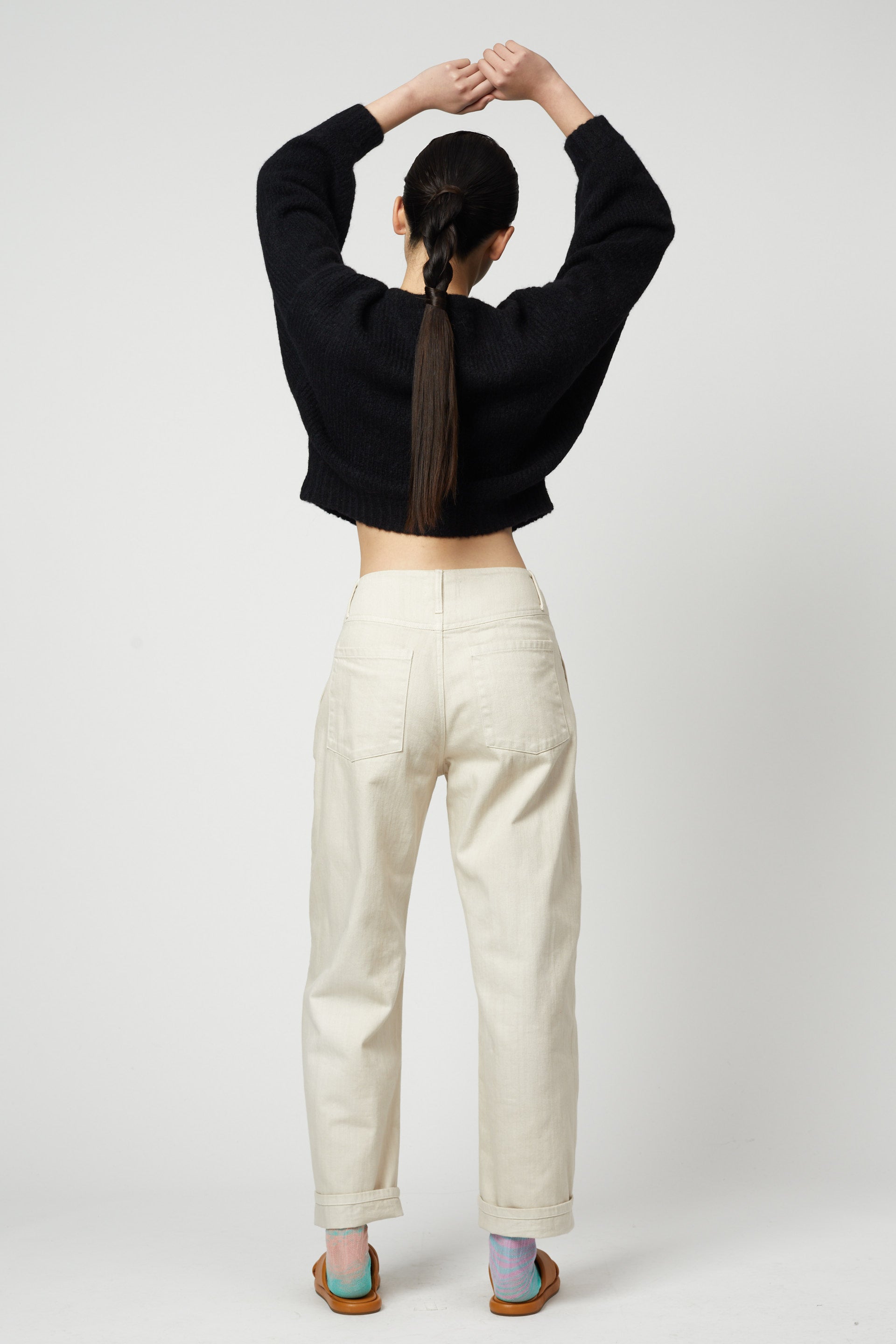 Twisted Twill Pant in Mint