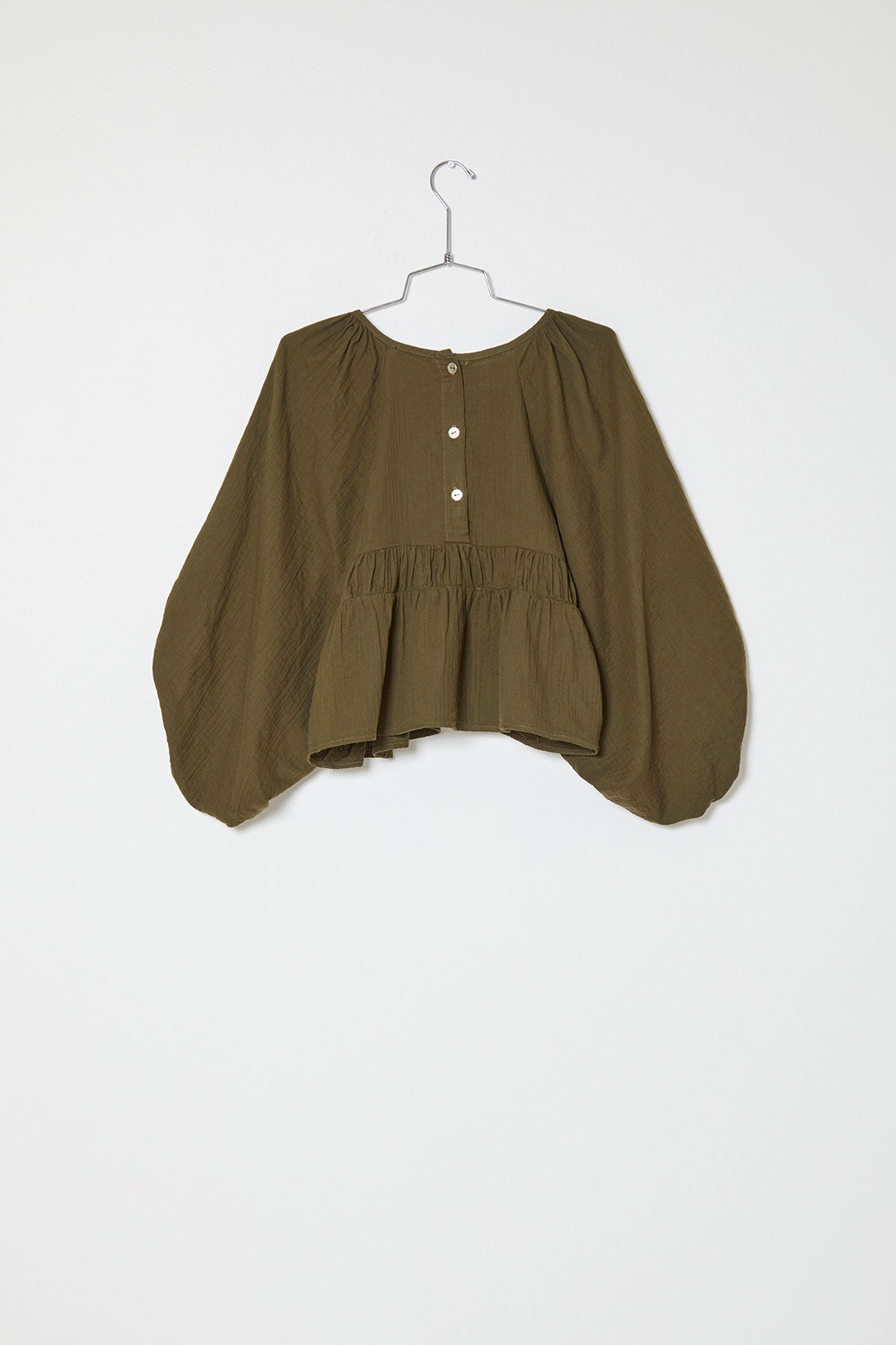 Maeve Blouse in Crinkled Cotton