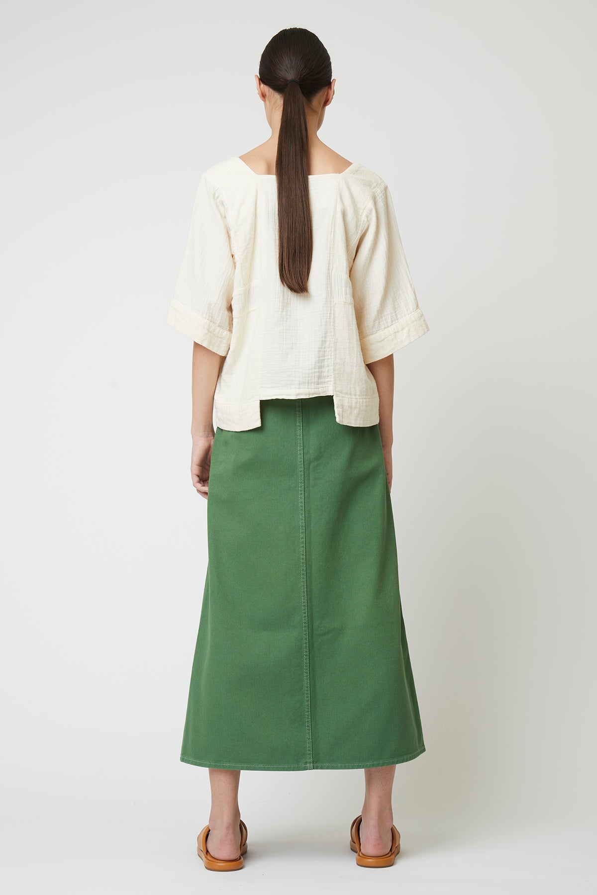 Block Top in Crinkled Cotton