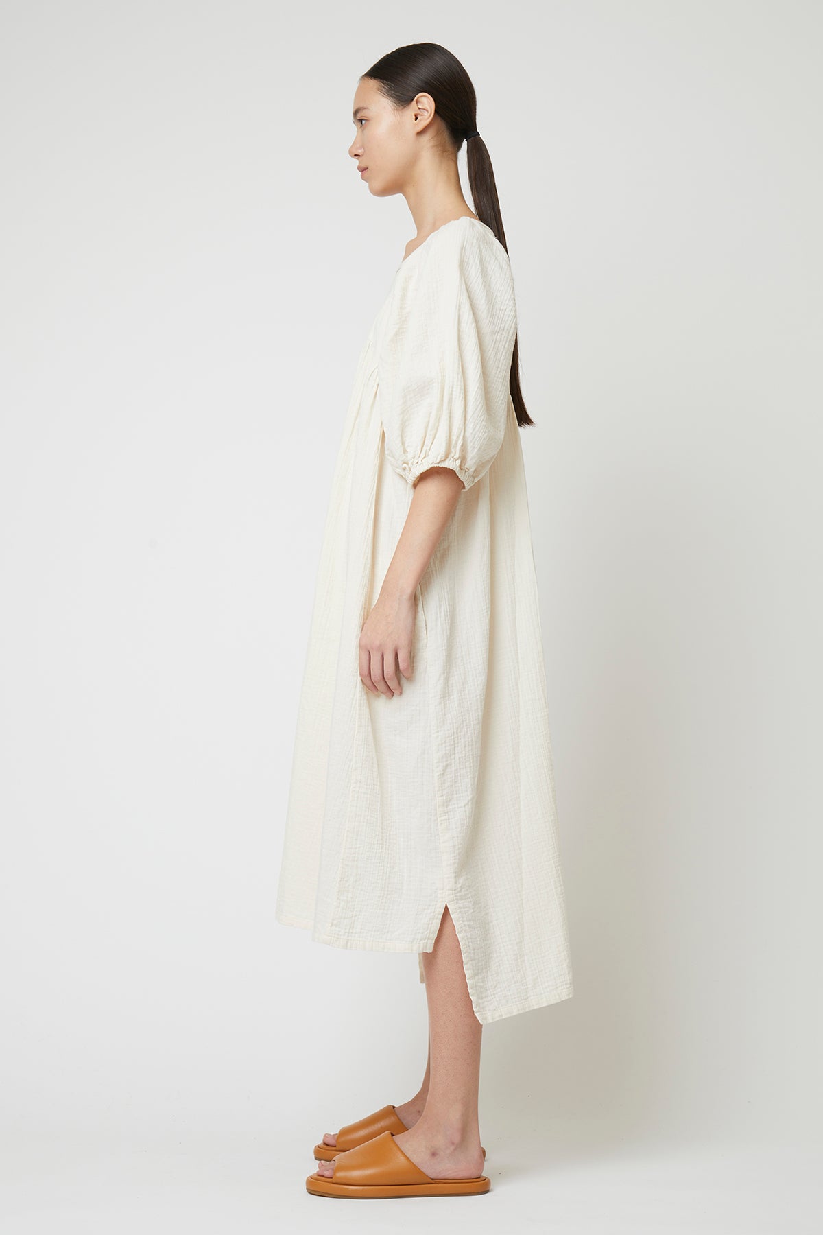 Mardi Dress in Crinkled Cotton