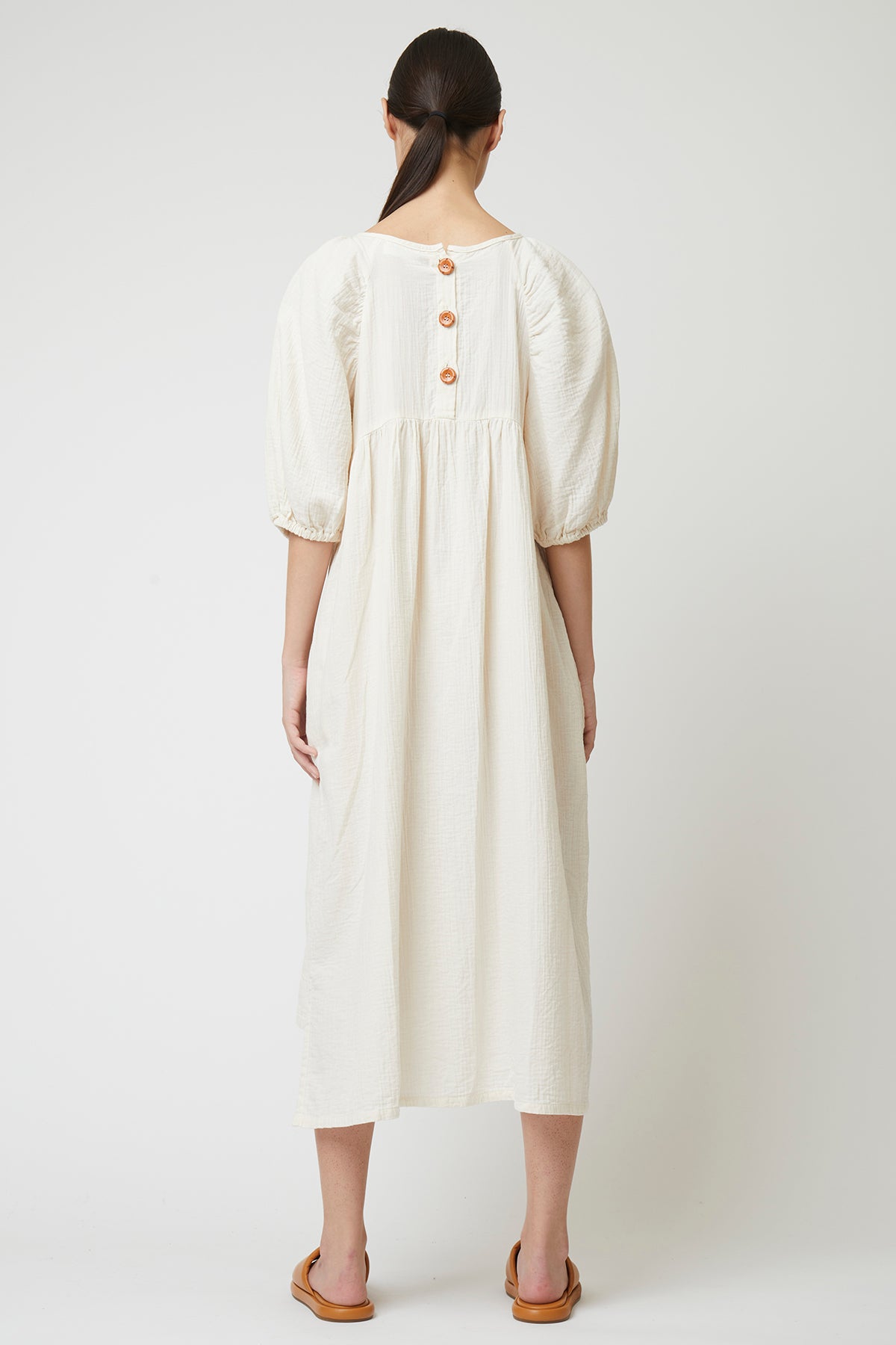 Mardi Dress in Crinkled Cotton