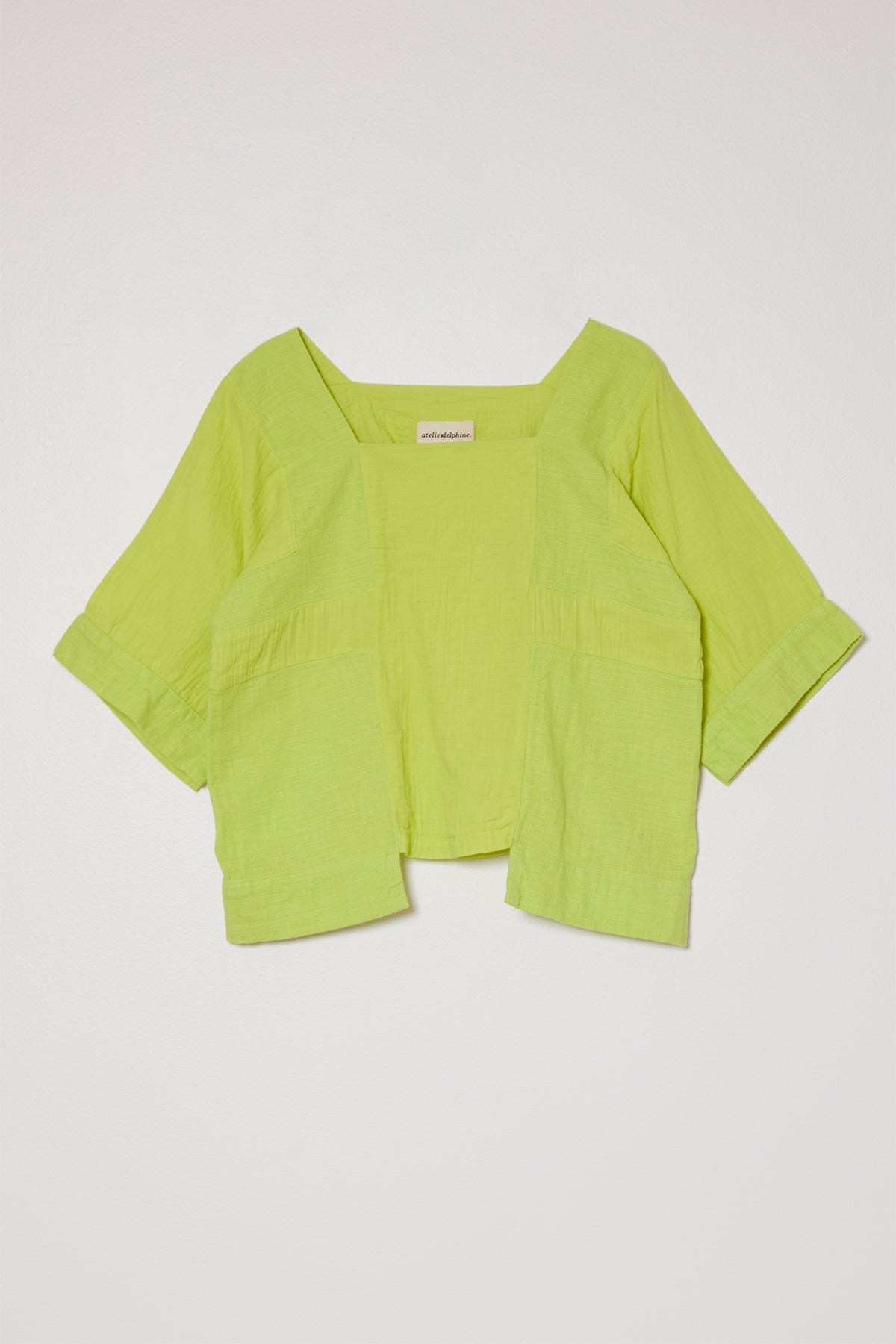 Block Top in Crinkled Cotton