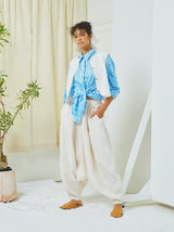 Michi Pant in Crinkled Cotton, Core Colors