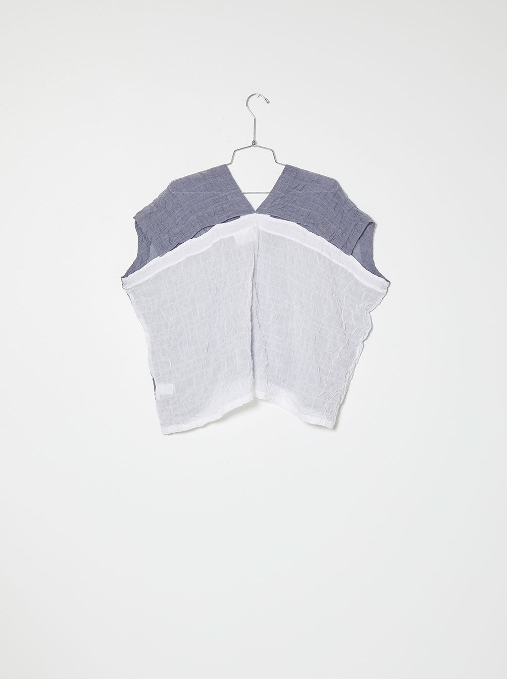 Celeste Top Dual Color in Wave Cotton