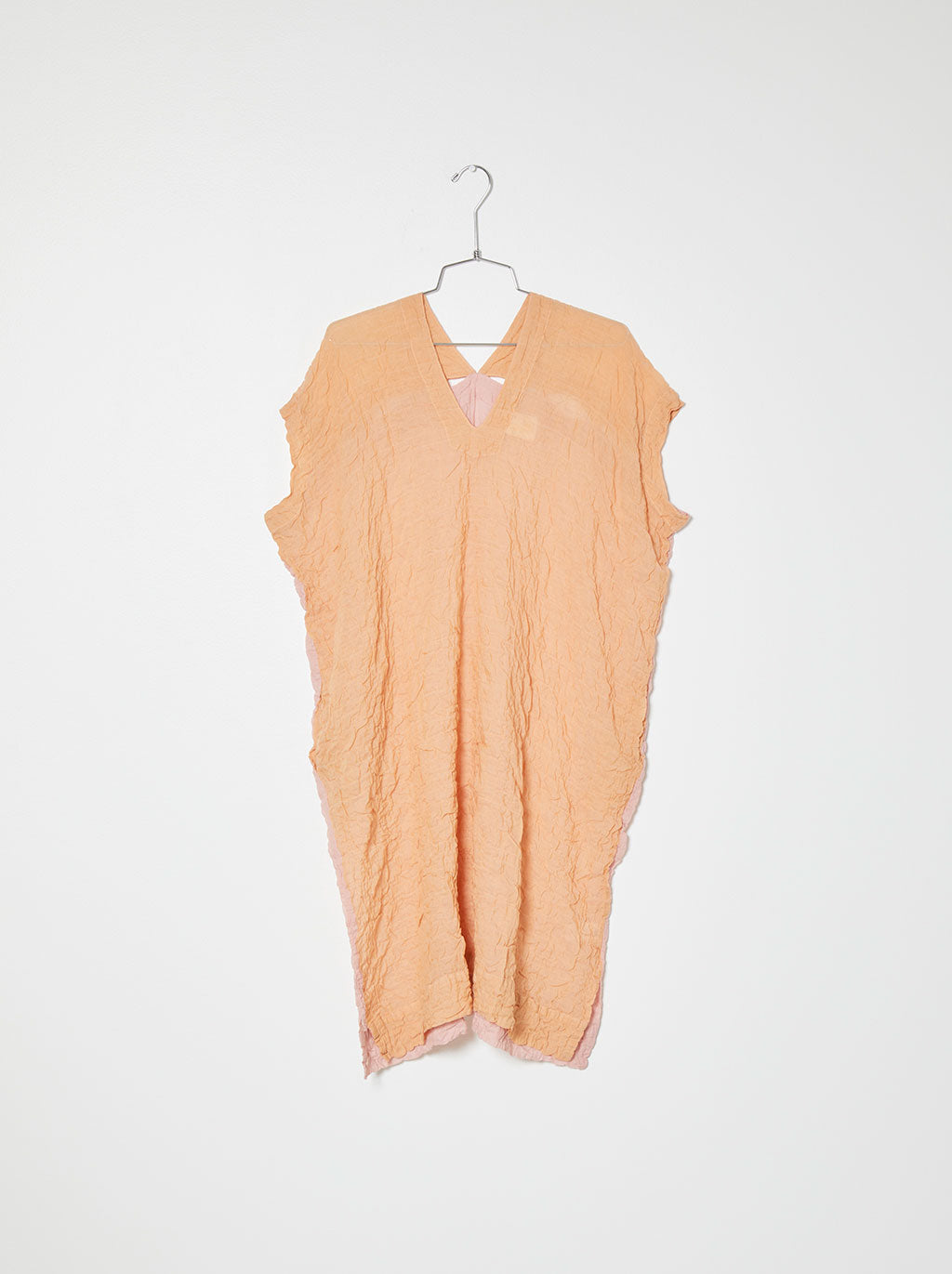 Crescent Dress Dual Color in Wave Cotton