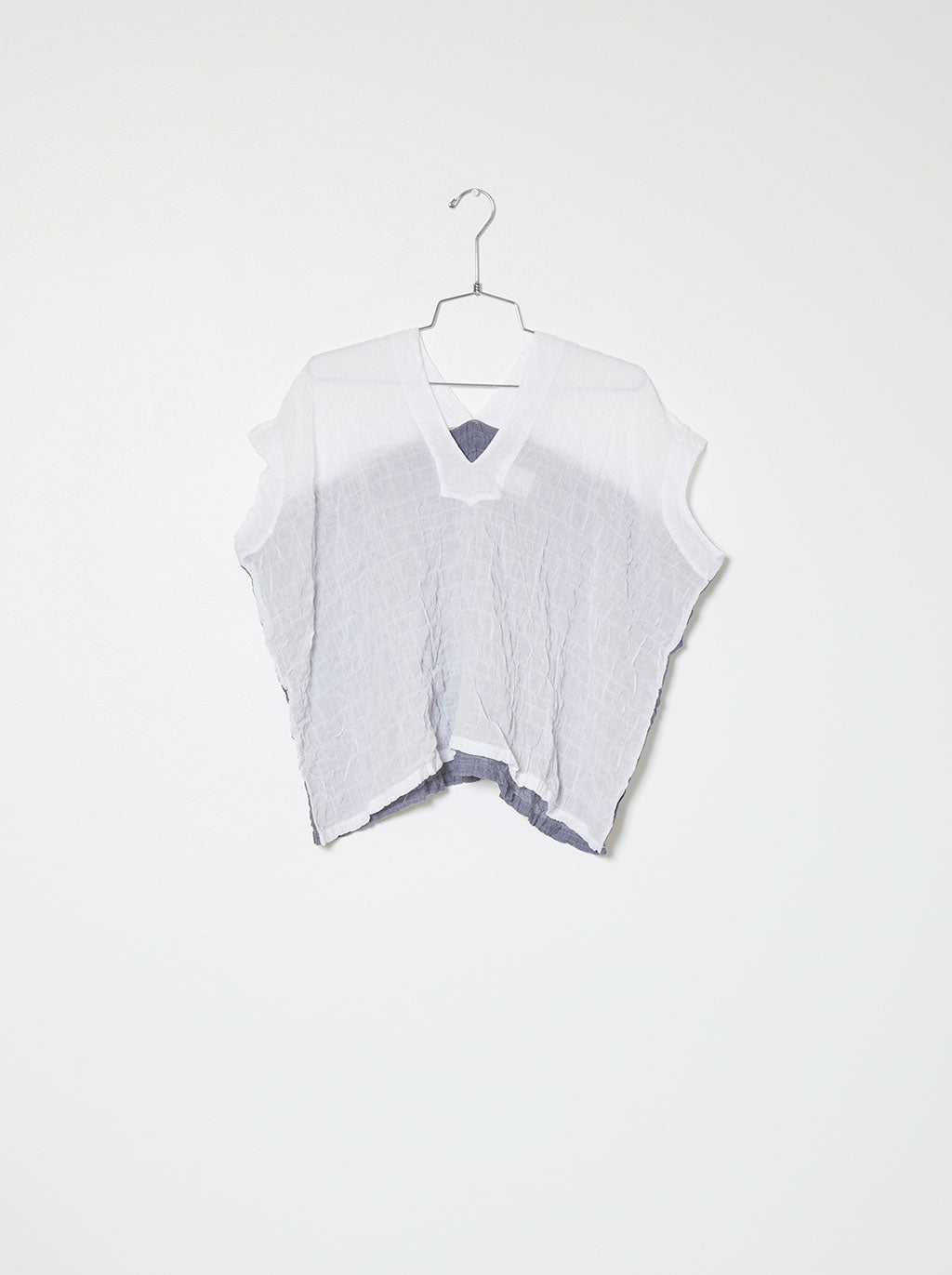 Celeste Top Dual Color in Wave Cotton