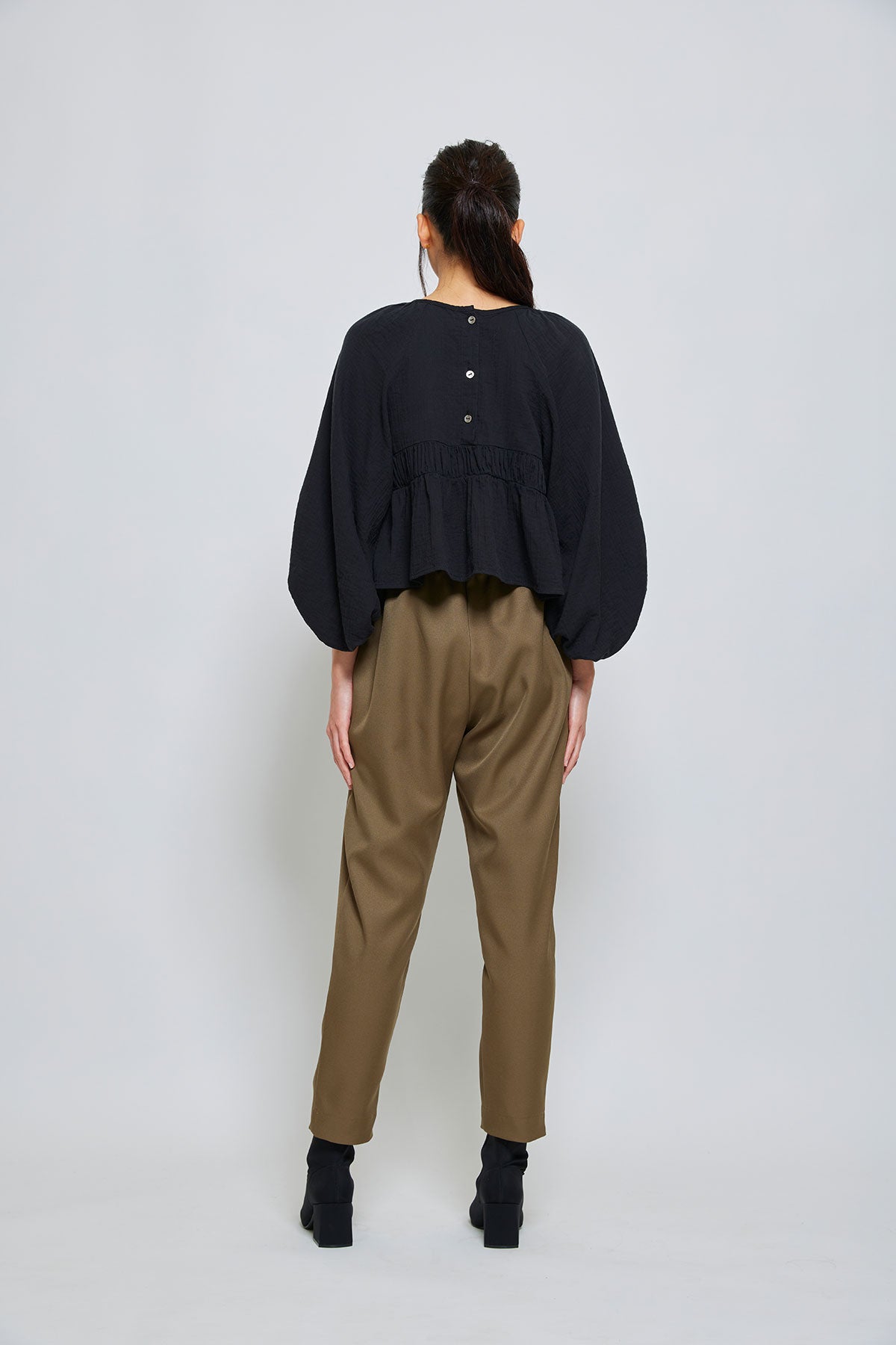 Martine Pant in Sleek Twill