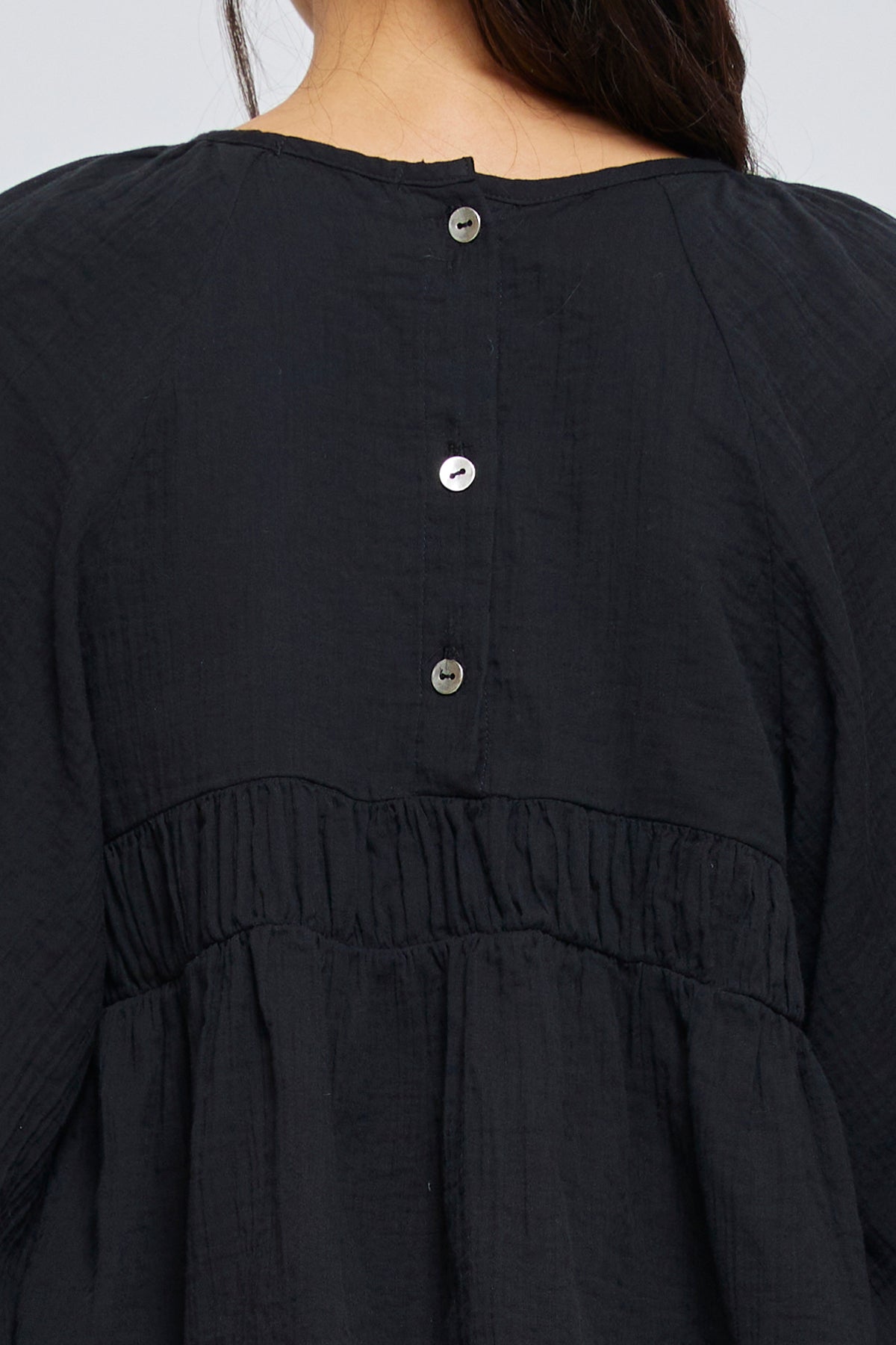 Maeve Blouse in Crinkled Cotton