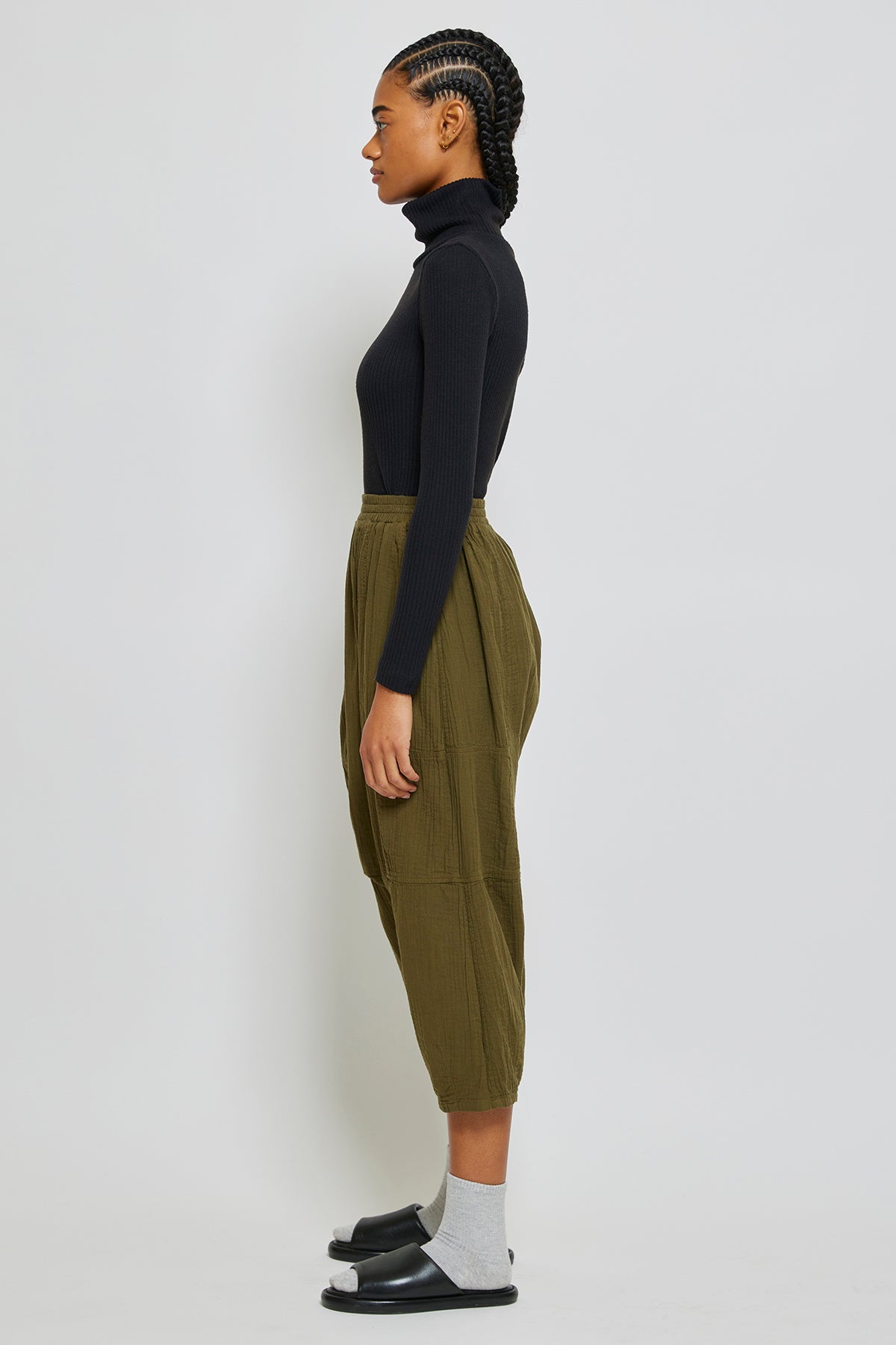 Kiko Pant in Crinkled Cotton