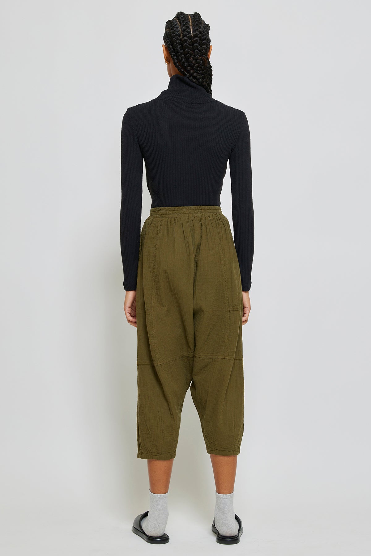 Kiko Pant in Crinkled Cotton