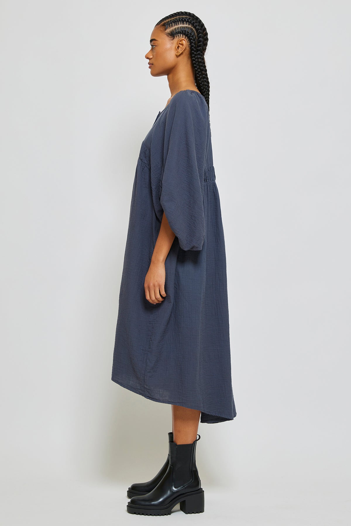 Maeve Dress in Exaggerated sleeve detail