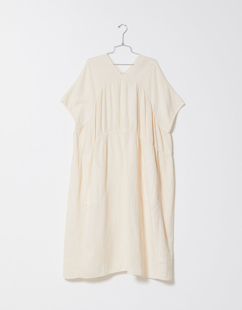 Lihue Dress in Crinkled Cotton, Core Colors