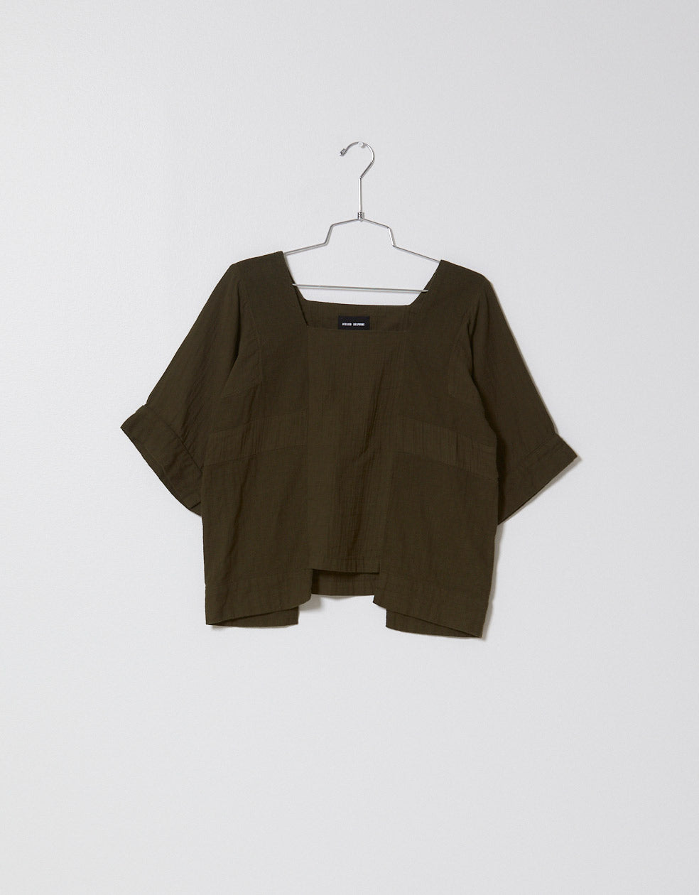 Block Top in Crinkled Cotton