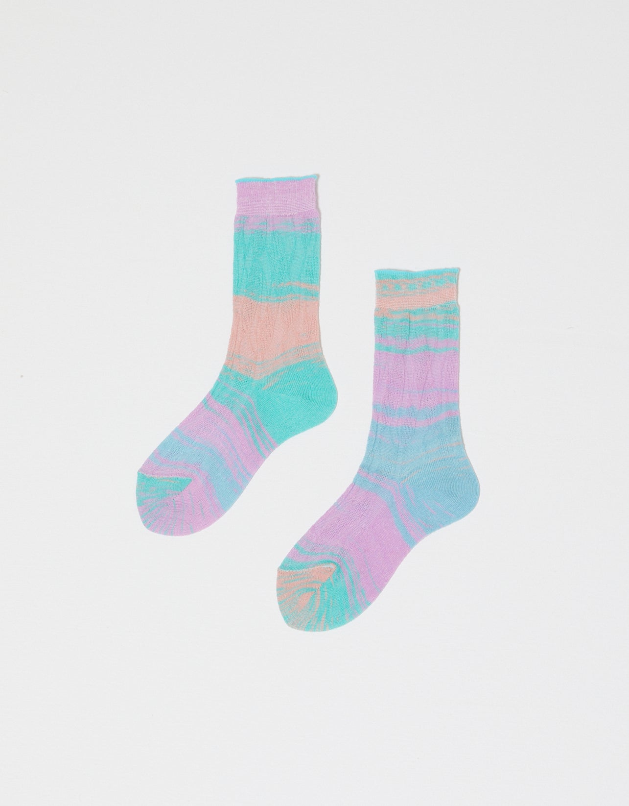 Japanese Leaf Kasuri Socks