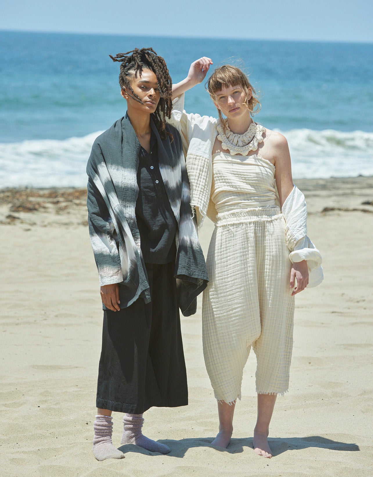 April Top in Crinkled Cotton, Core Colors