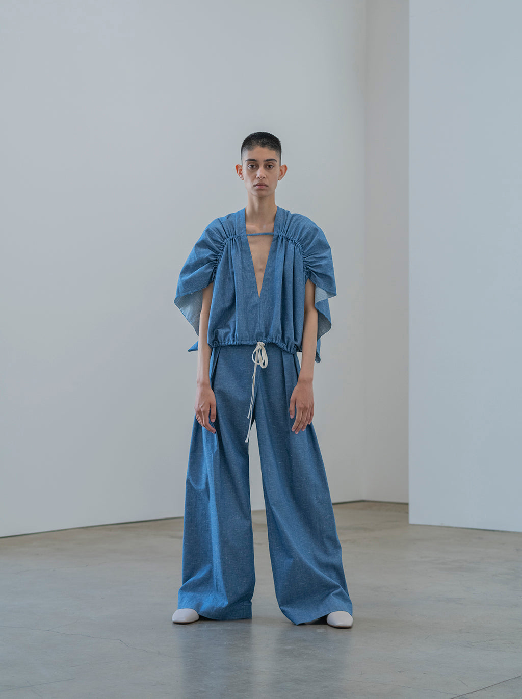 Gianna Top in Cotton Linen