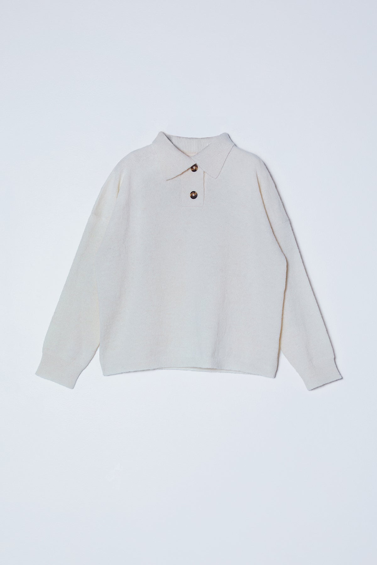 Soft Polo Shirt in Lightweight Alpaca