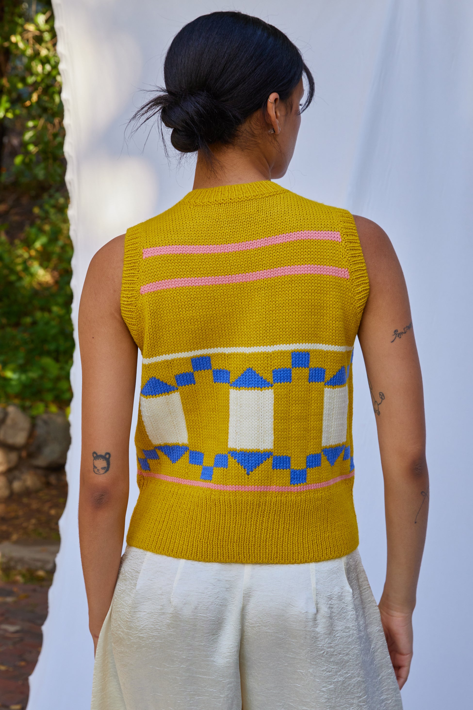 Monique Vest in Washed Wool