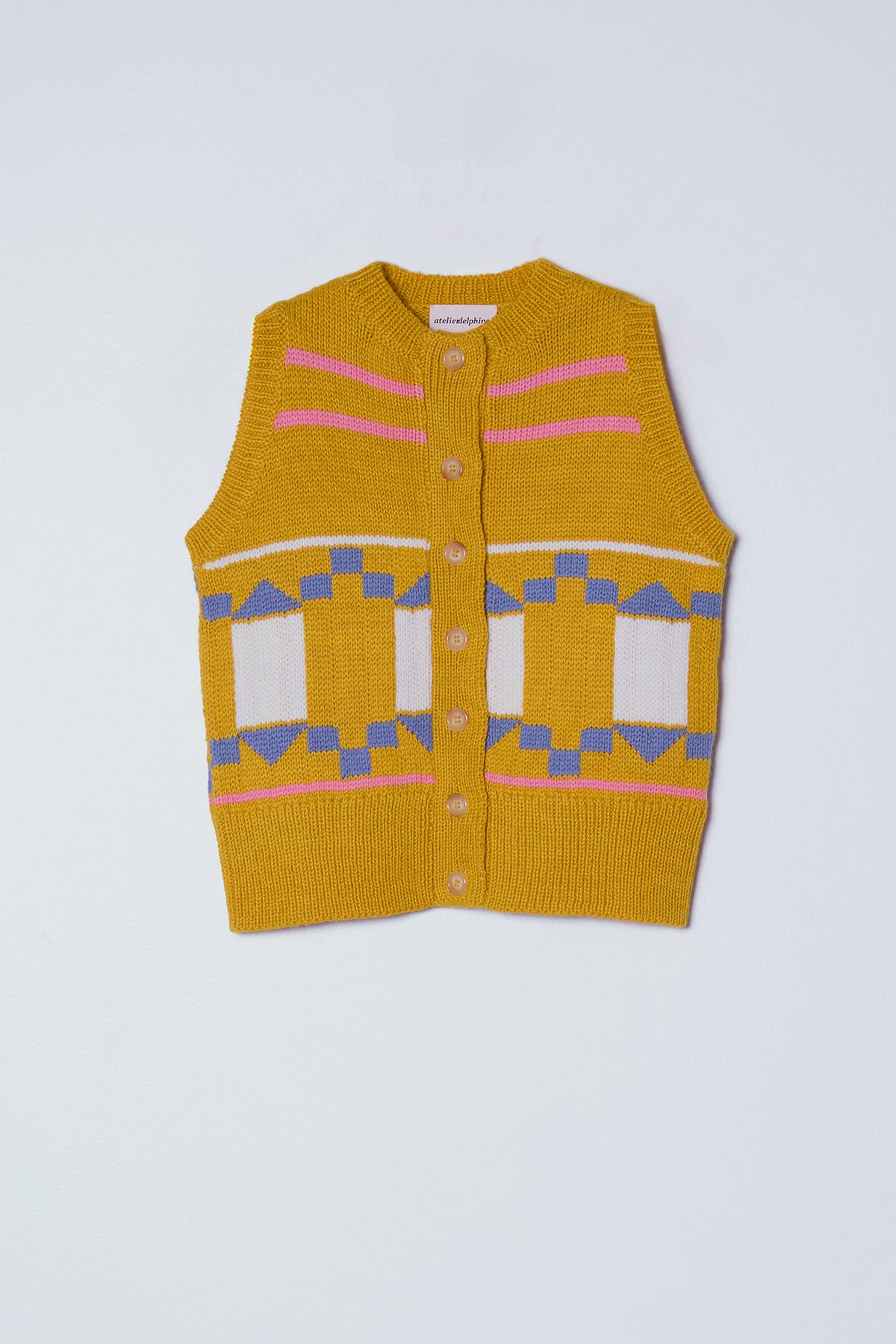 Monique Vest in Washed Wool