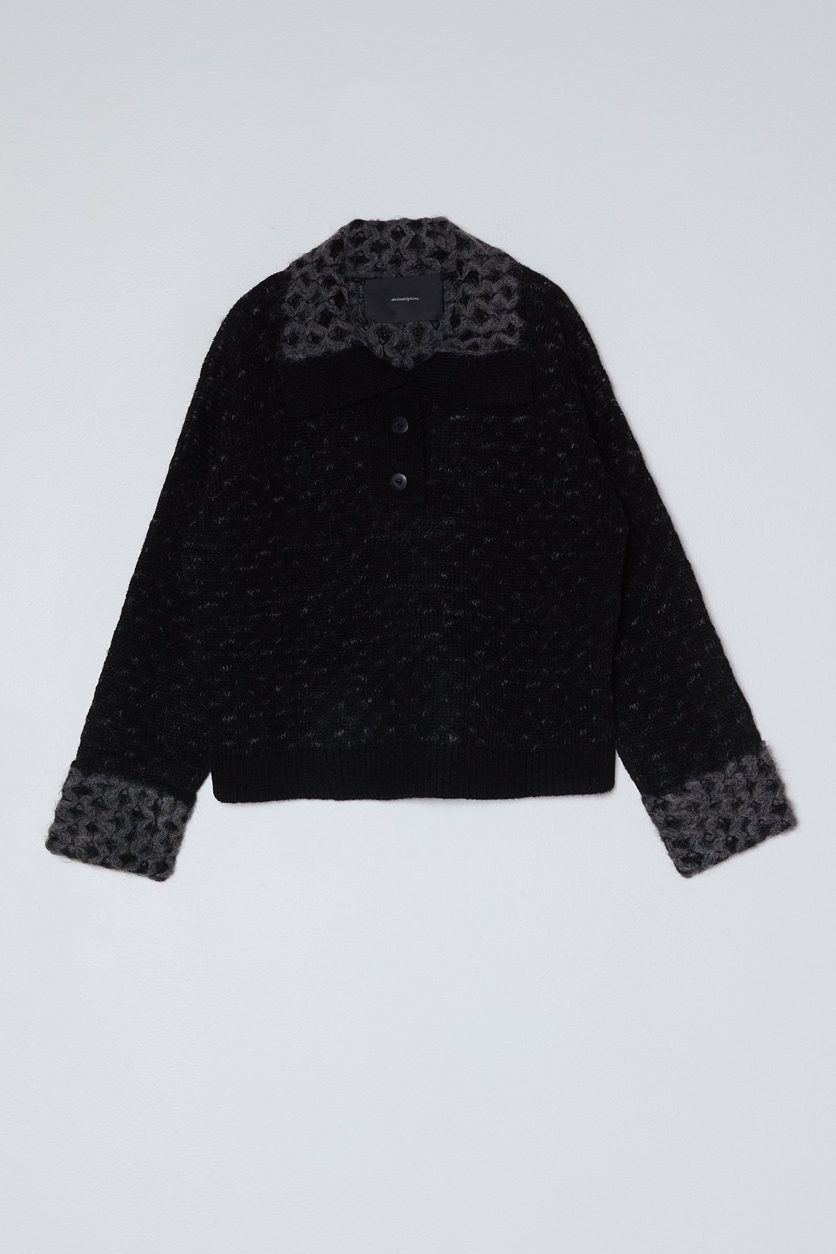 STAND COLLAR JUMPER
