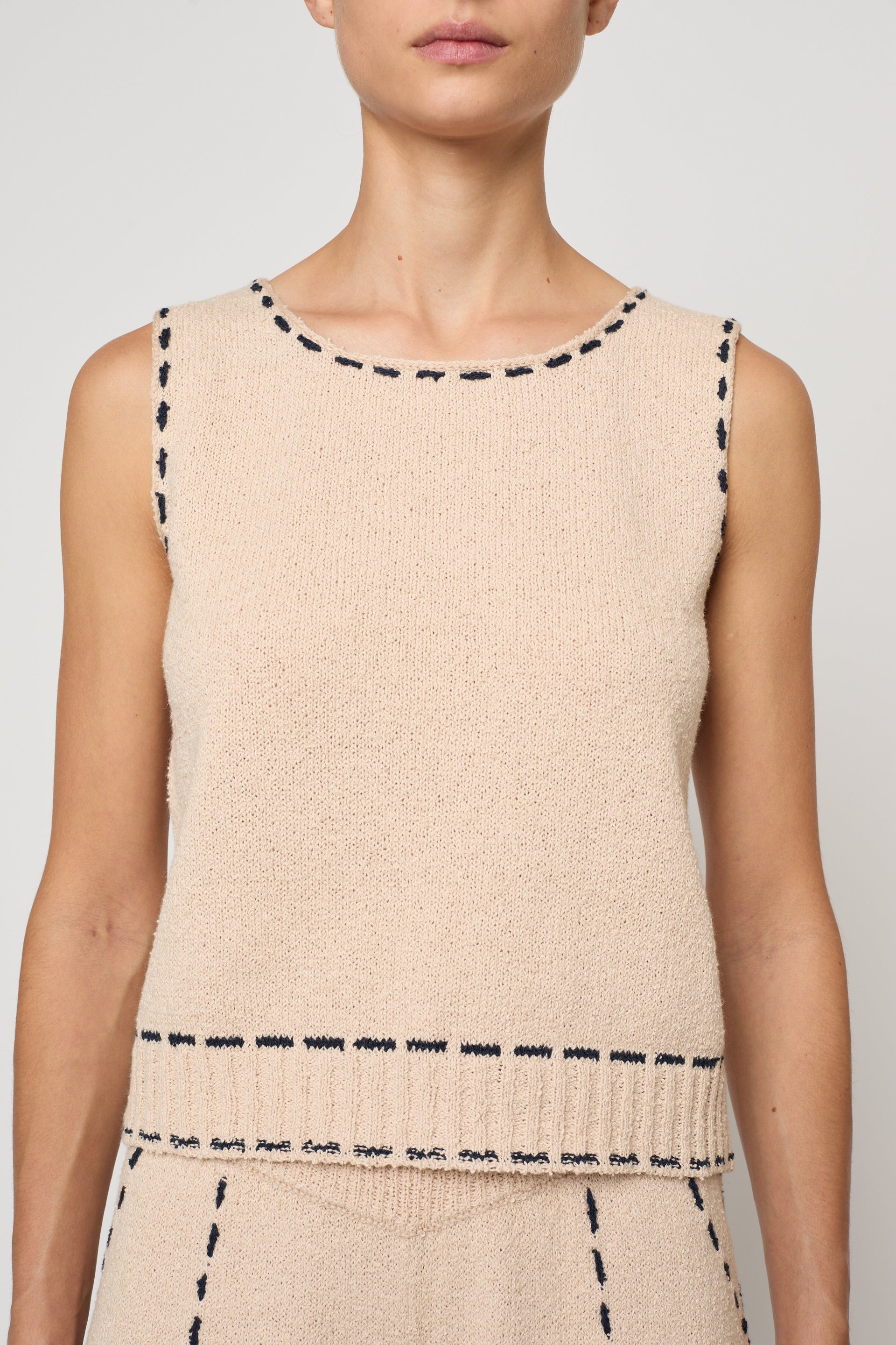 Romy Top in Boucle Tanguis Cotton