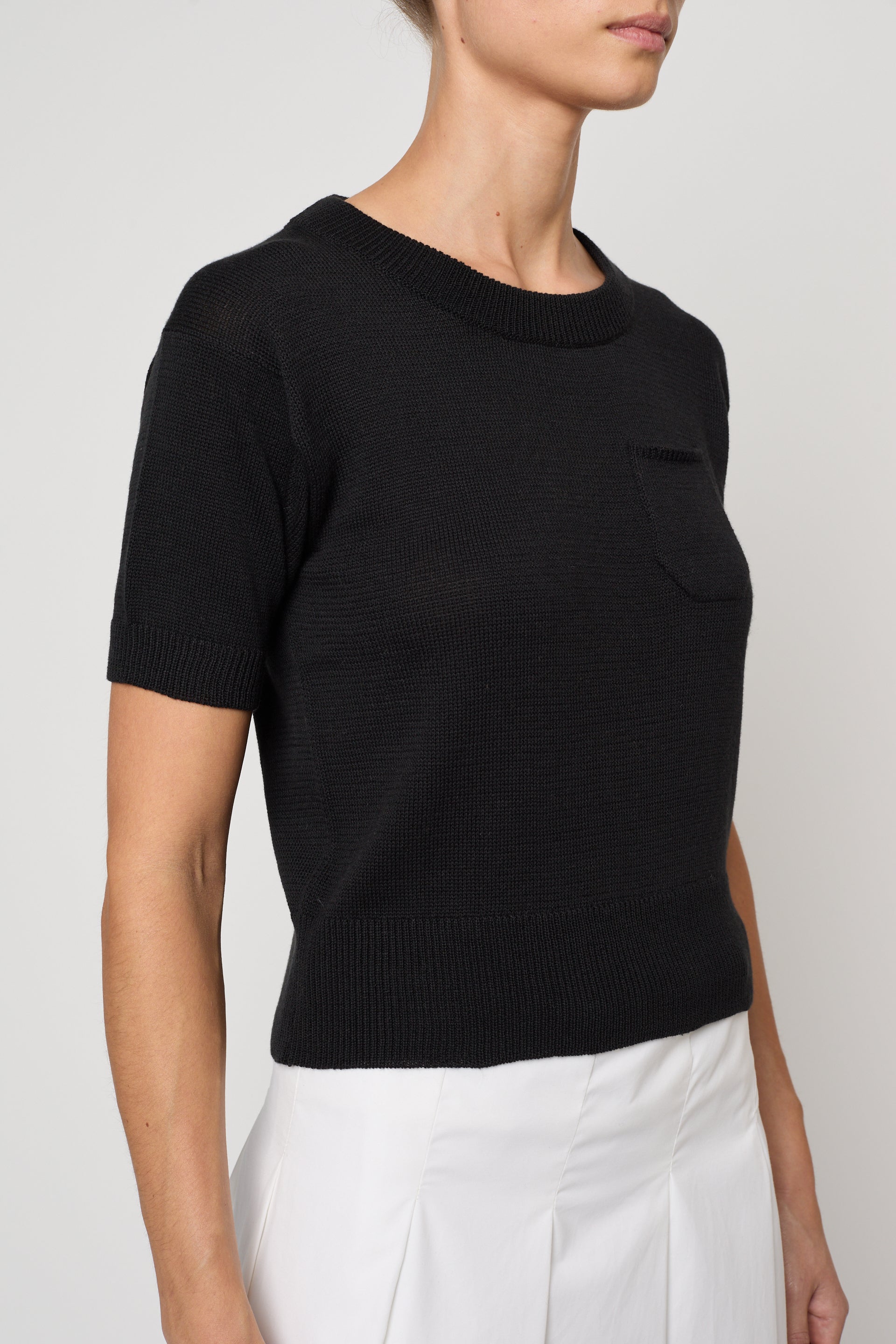 Mari Top in High Gauge Cotton Viscose