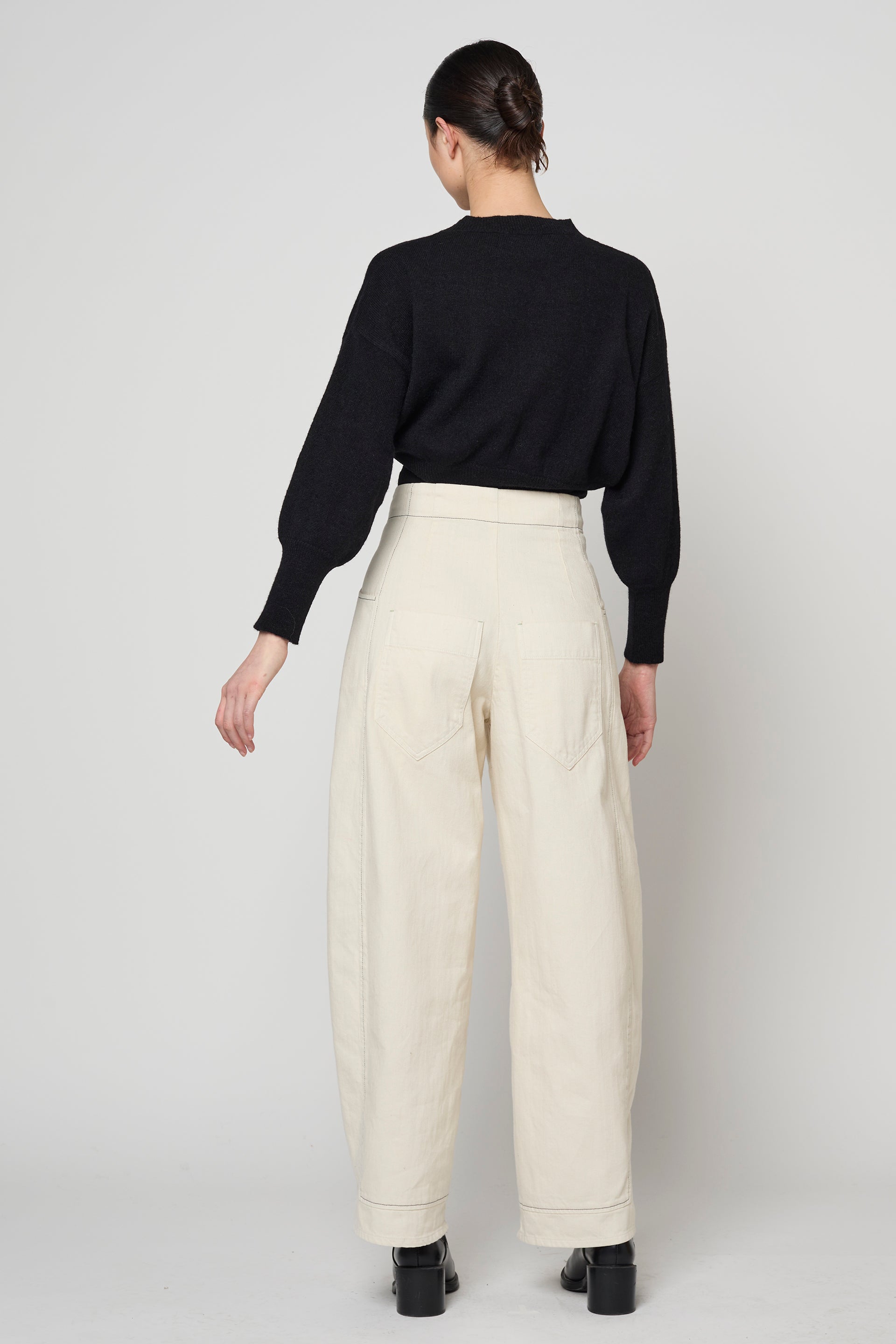 Joliette Sweater in High Gauge Alpaca