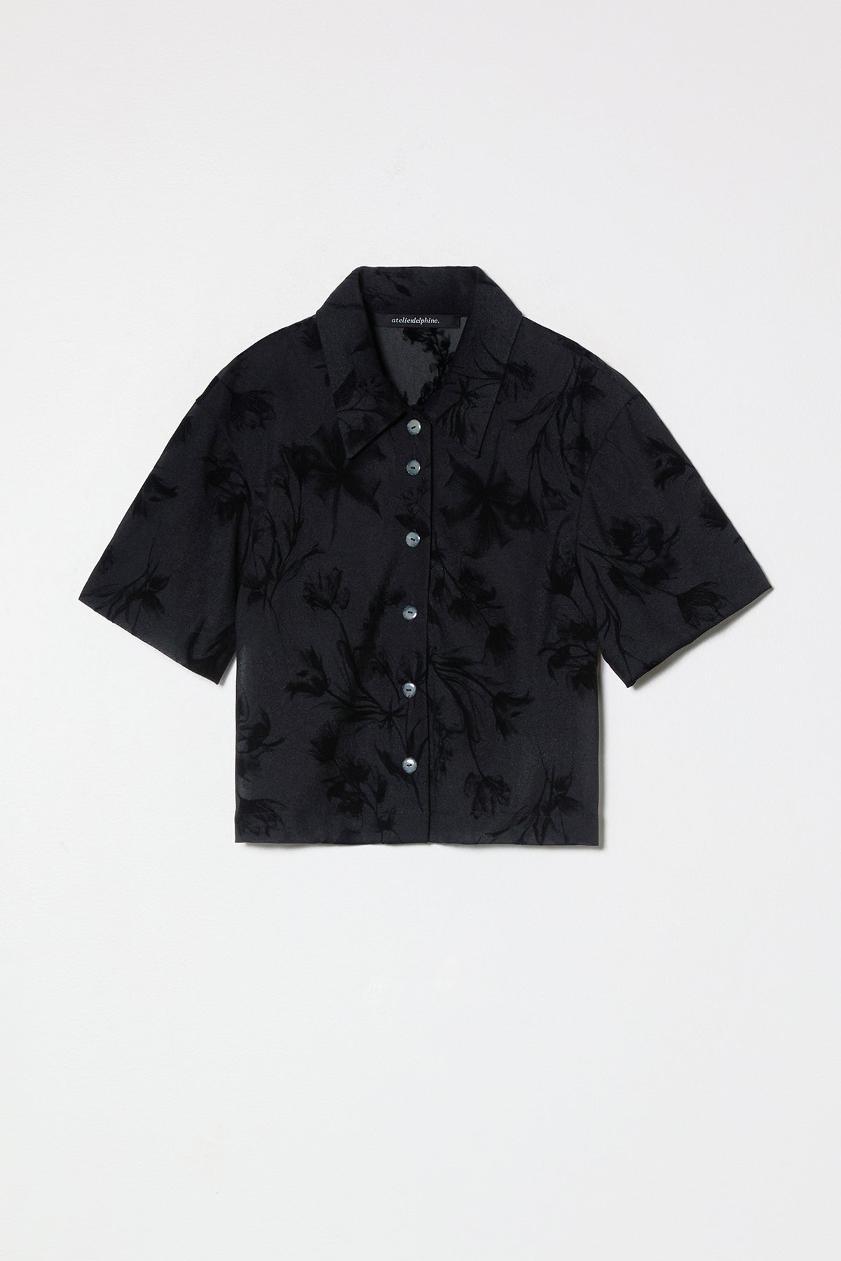 Anouk Blouse in Flower Flock Crepe