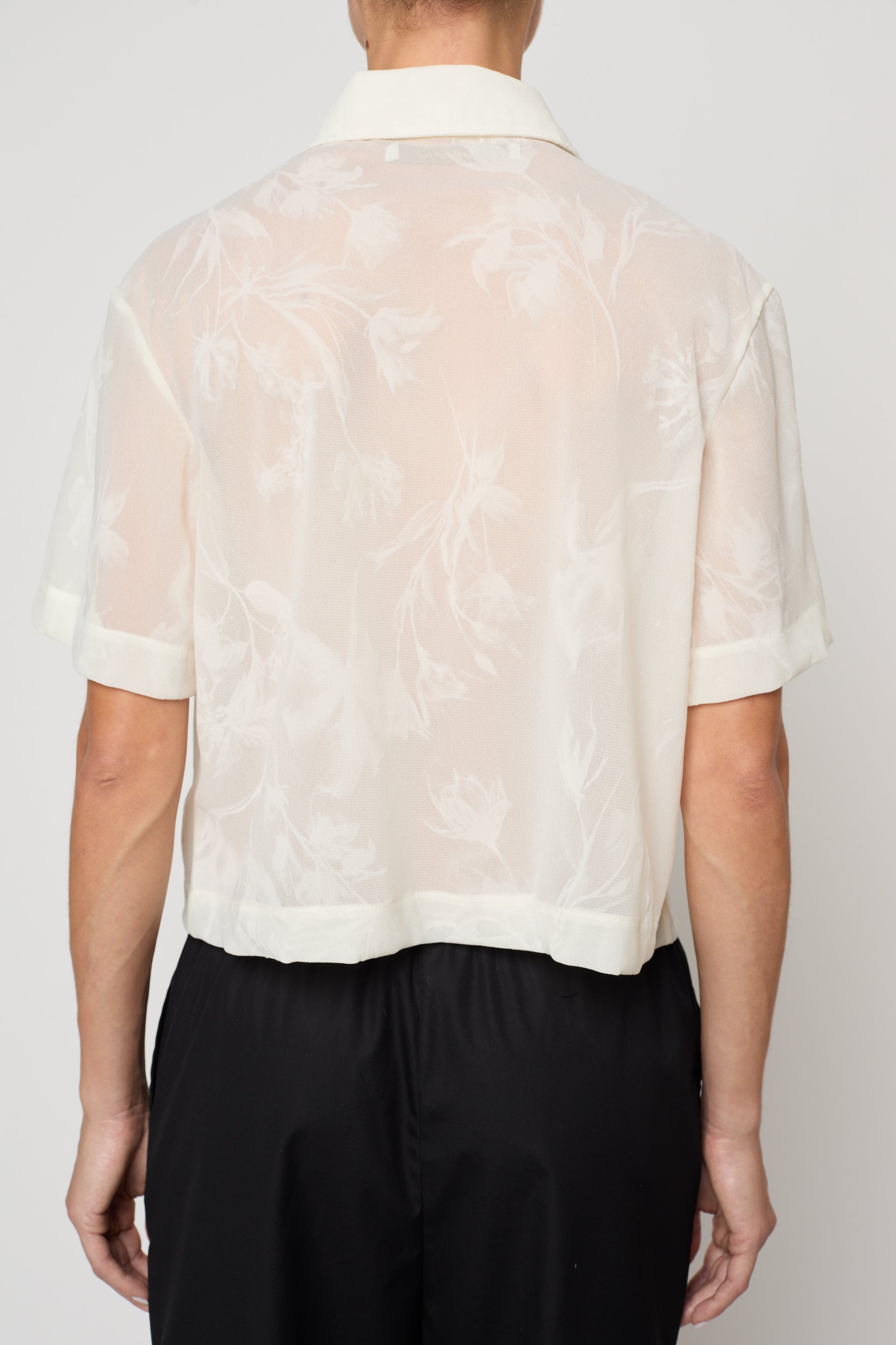 Anouk Blouse in Flower Flock Crepe