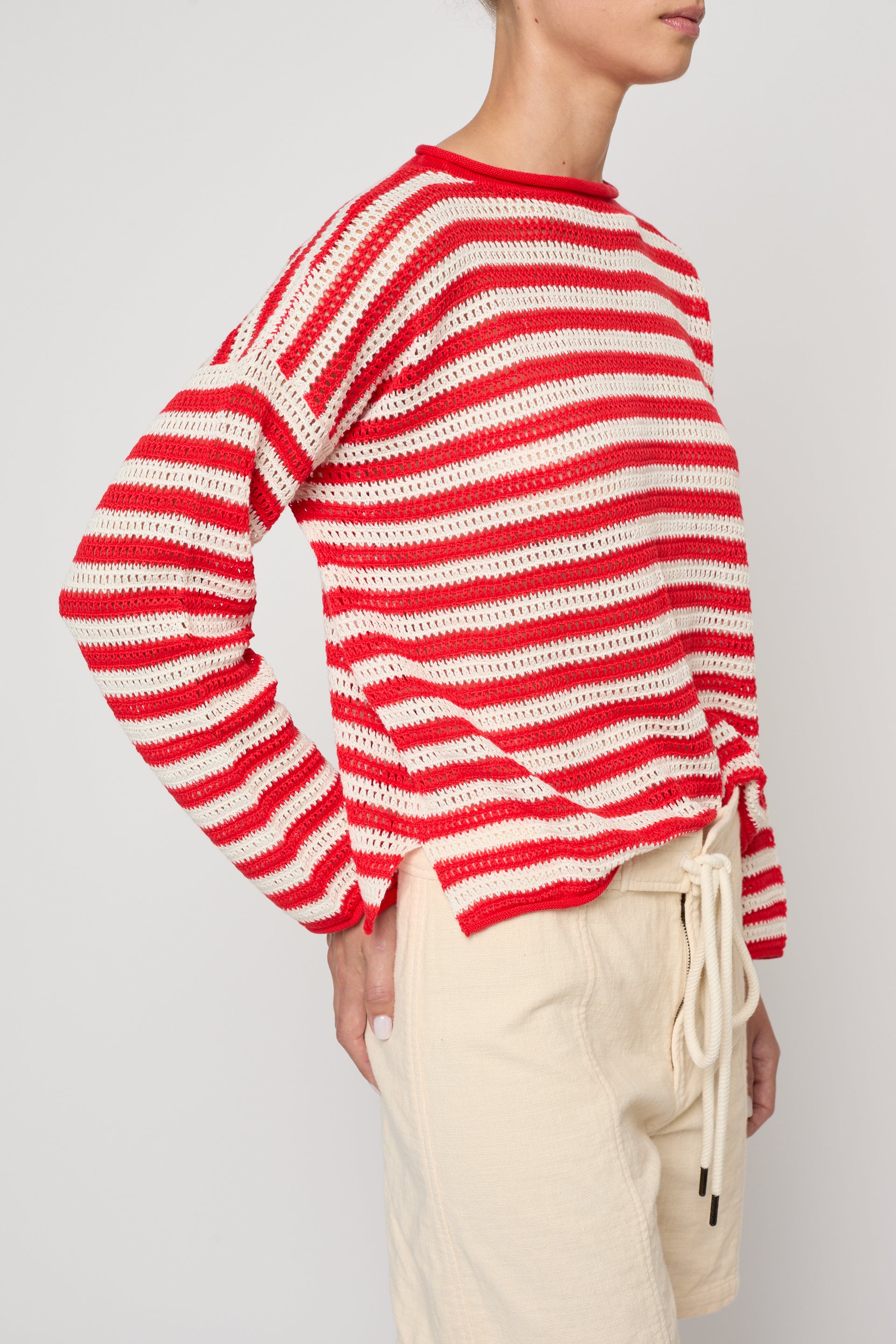 Leilani Sweater in Openwork Knit