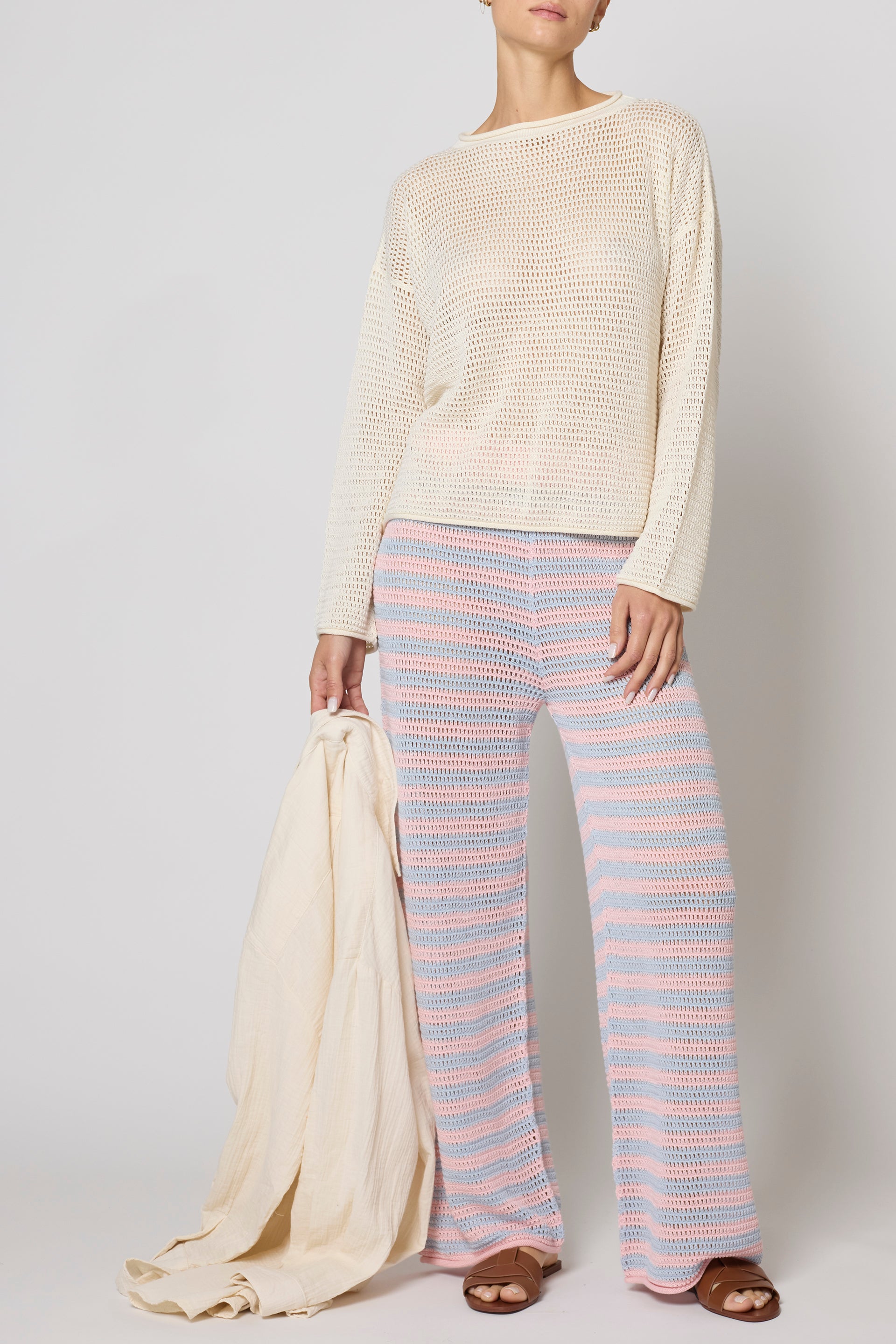 Leilani Sweater in Openwork Knit